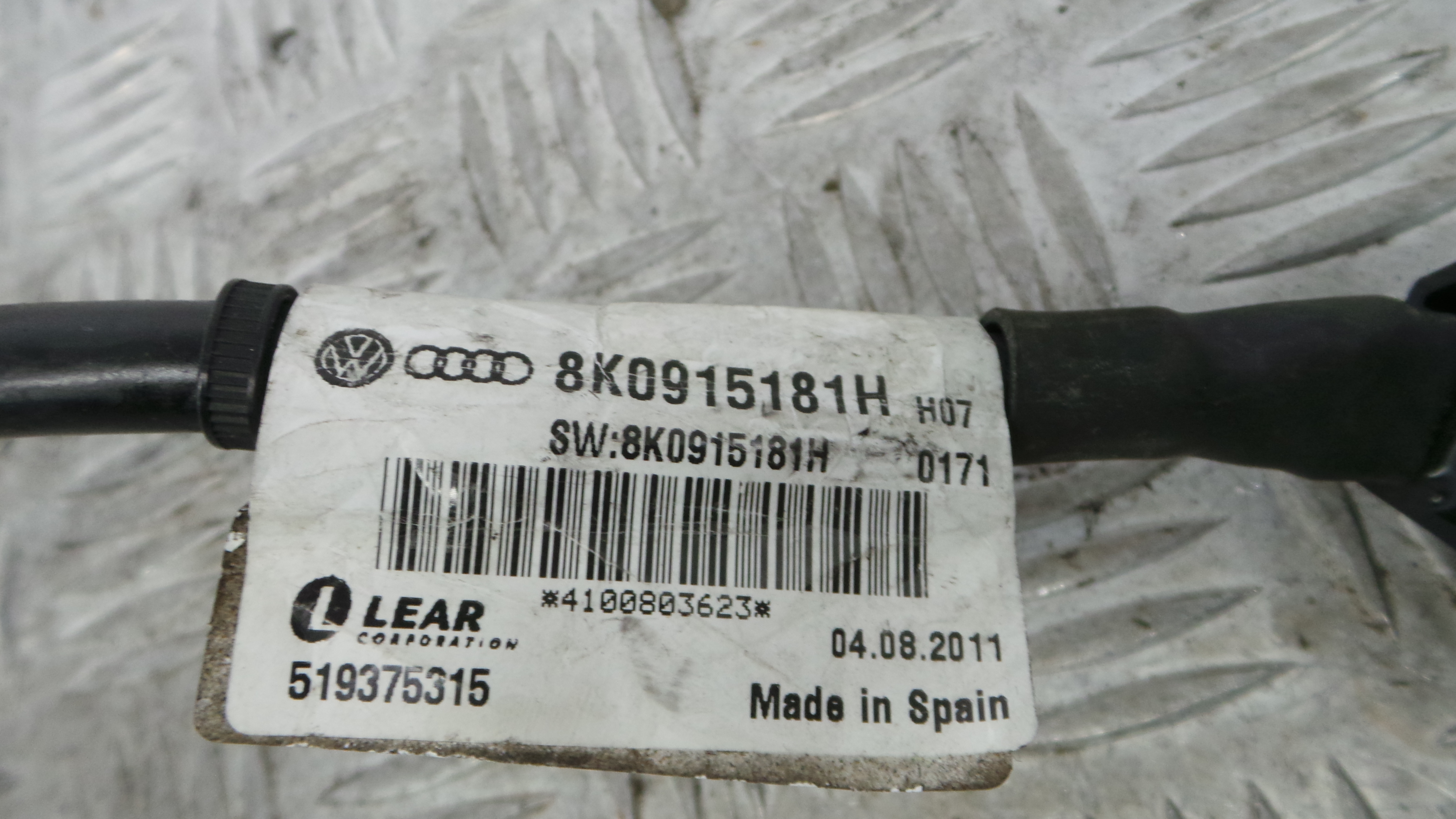 Cabos de bateria 8K0915181H - AUDI A1 (8X1, 8XK)-36441158