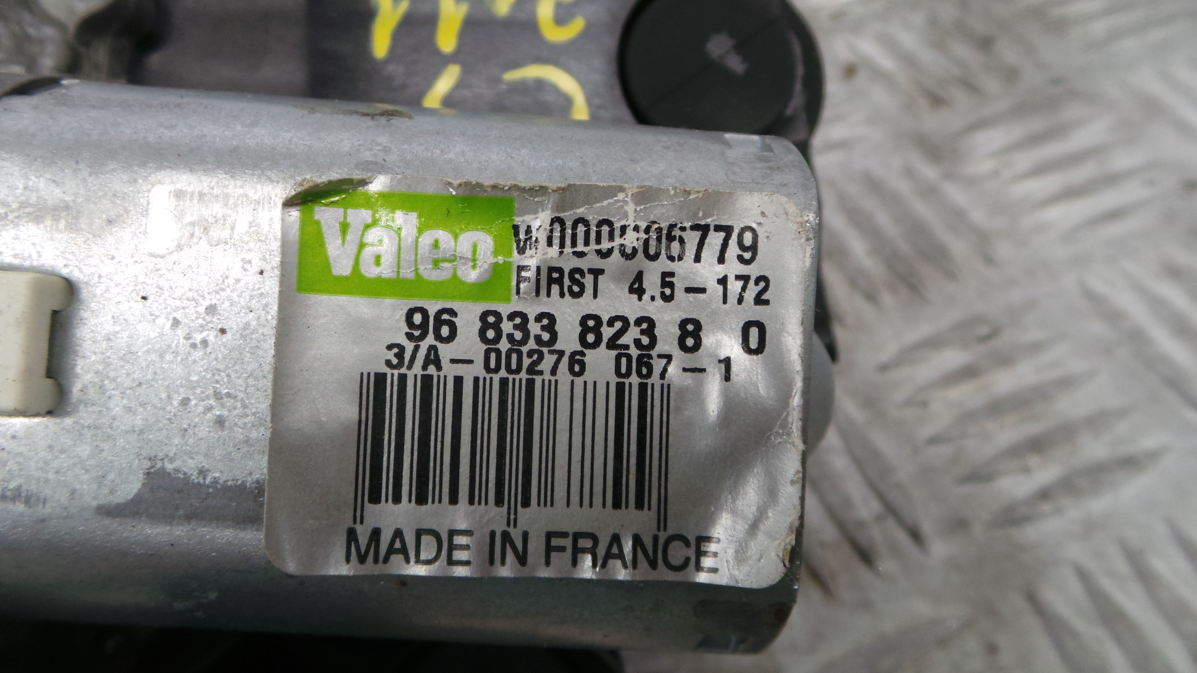 Motor Limpa Vidros Trás 9683382380 - CITROËN C3 II (SC_)-36680565