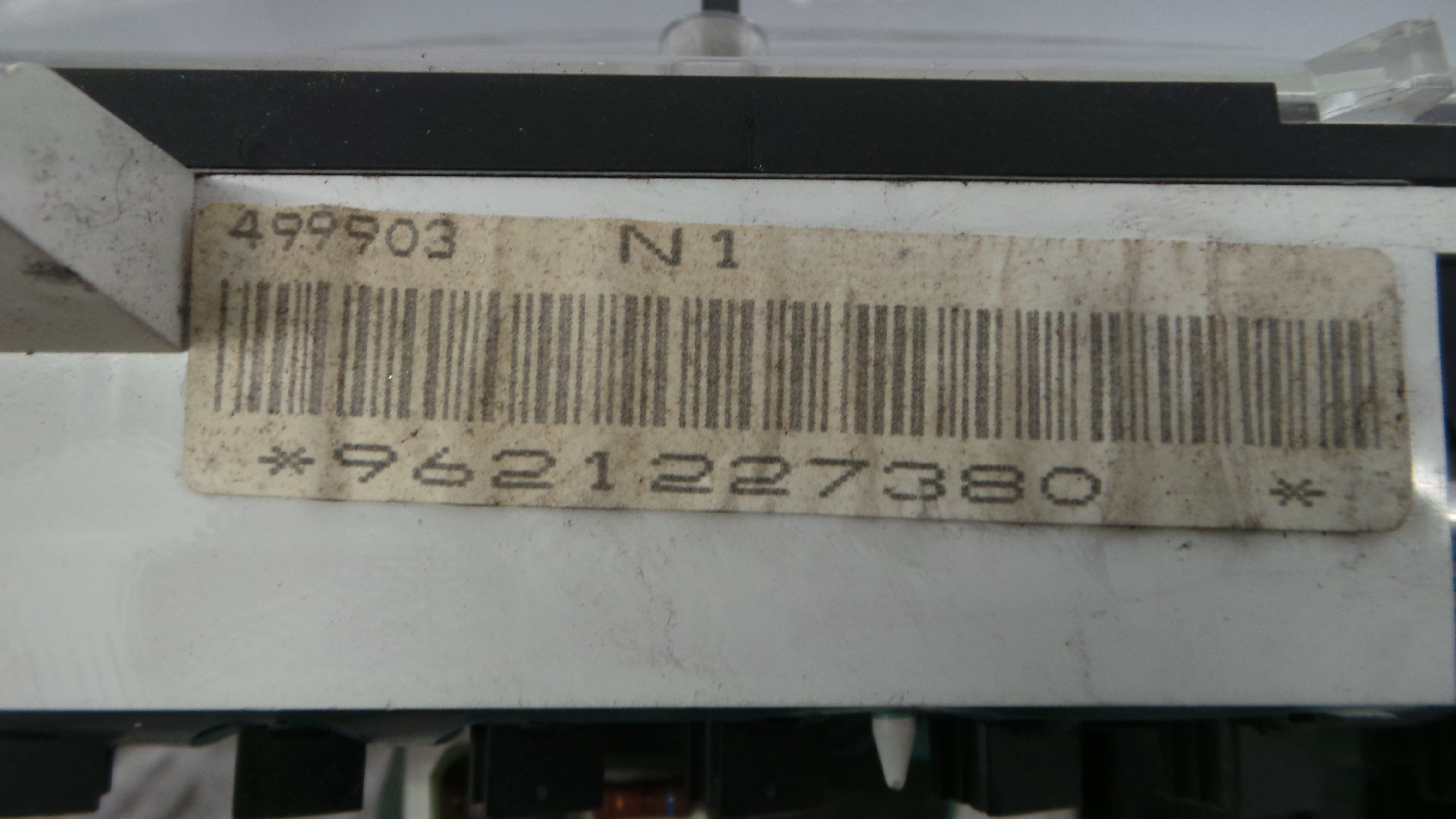 Quadrante 9621227380 - PEUGEOT PARTNER Caixa/monovolume (5_, G_), PARTNER Van (5_, G_), RANCH Caixa/-36451942