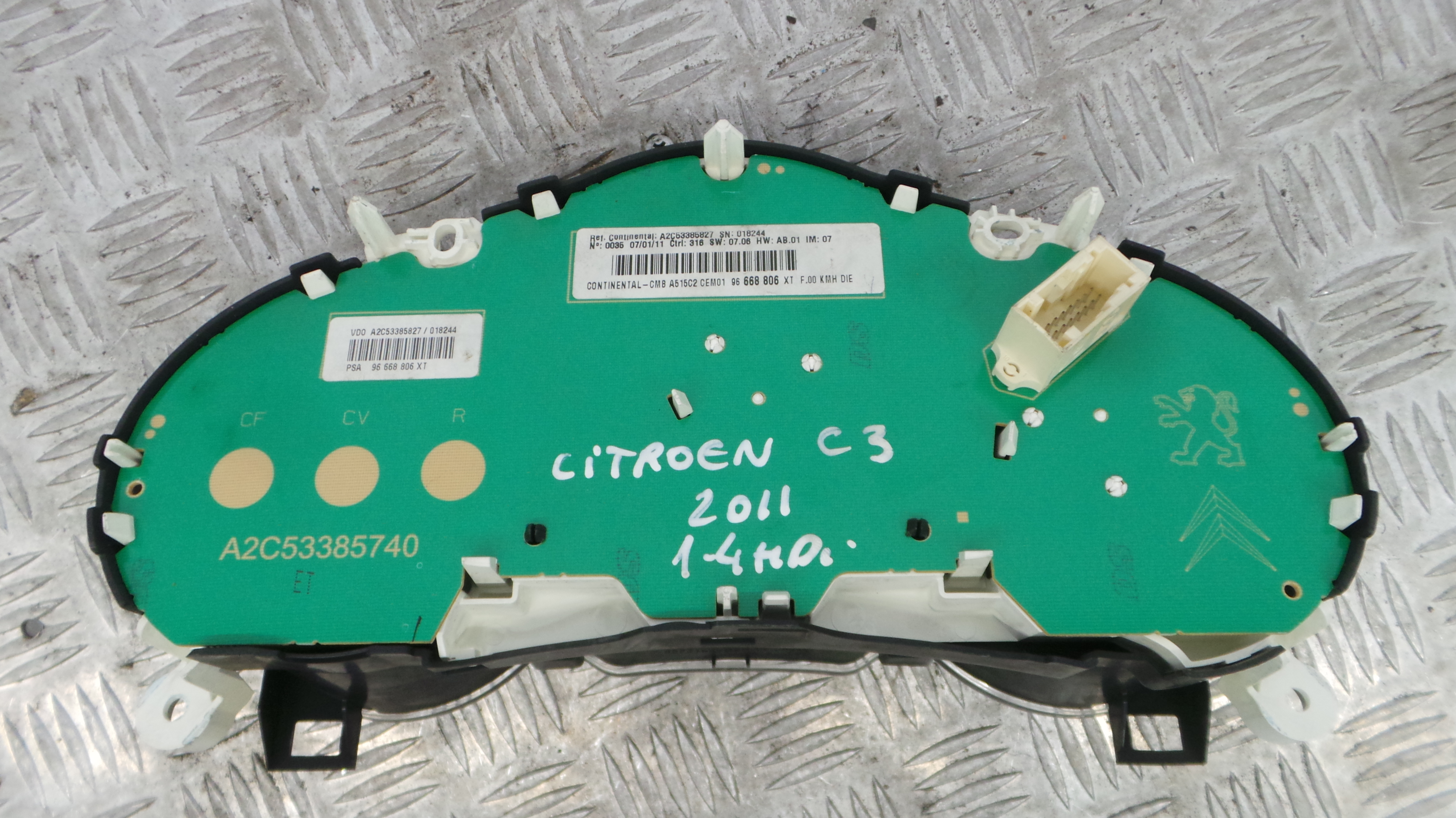 Quadrante 96668806XT - CITROËN C3 II (SC_)-36455004