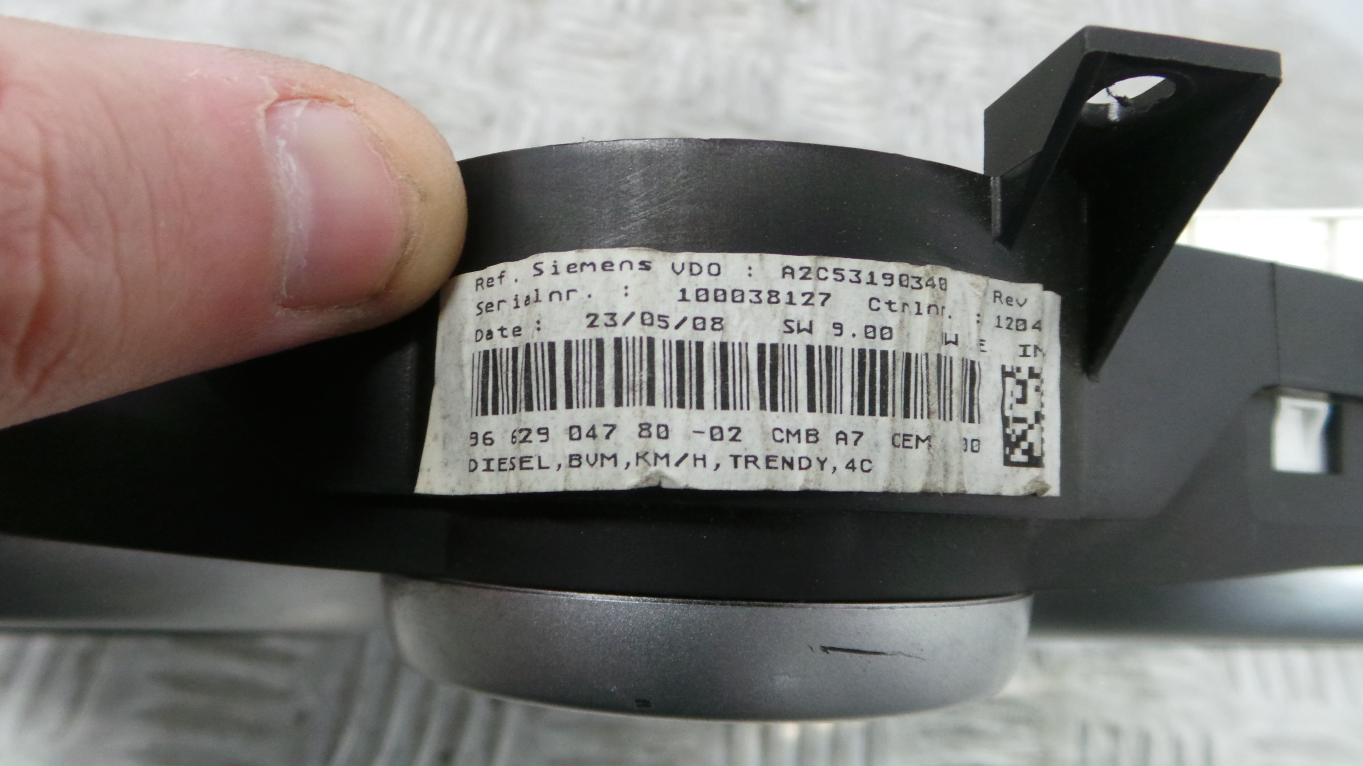 Quadrante 9662904780 - PEUGEOT 207 (WA_, WC_), 207/207+ (WA_, WC_)-36455007