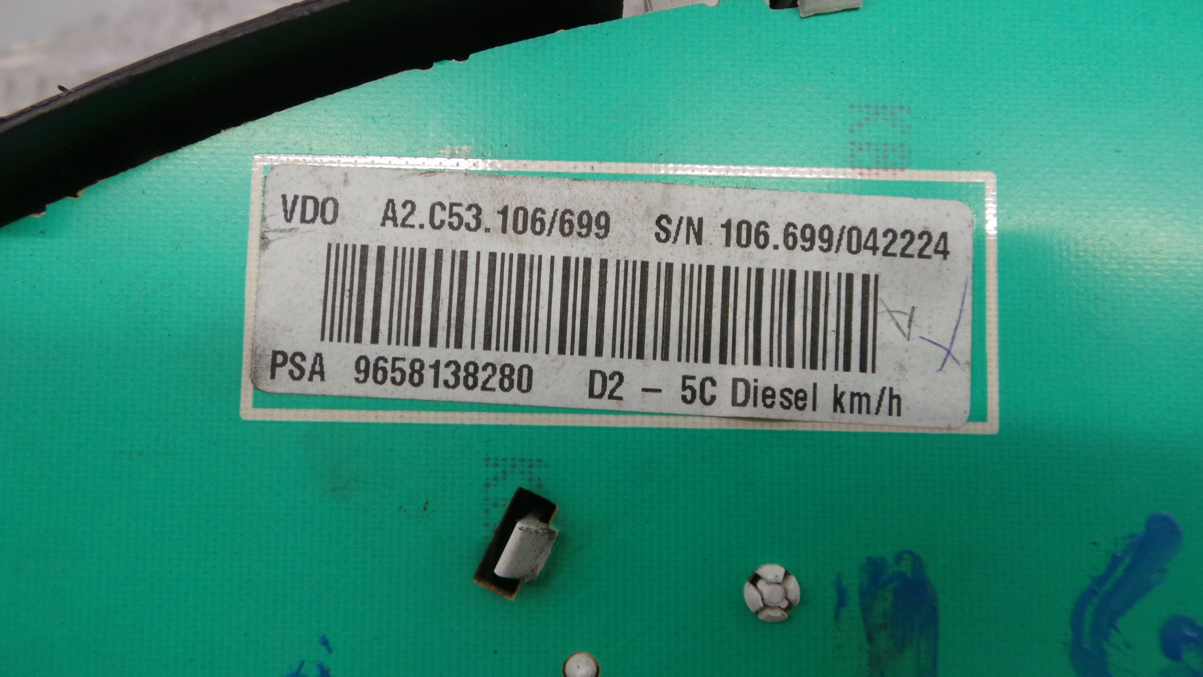 Quadrante 9658138280 - PEUGEOT 407 (6D_)-36455010