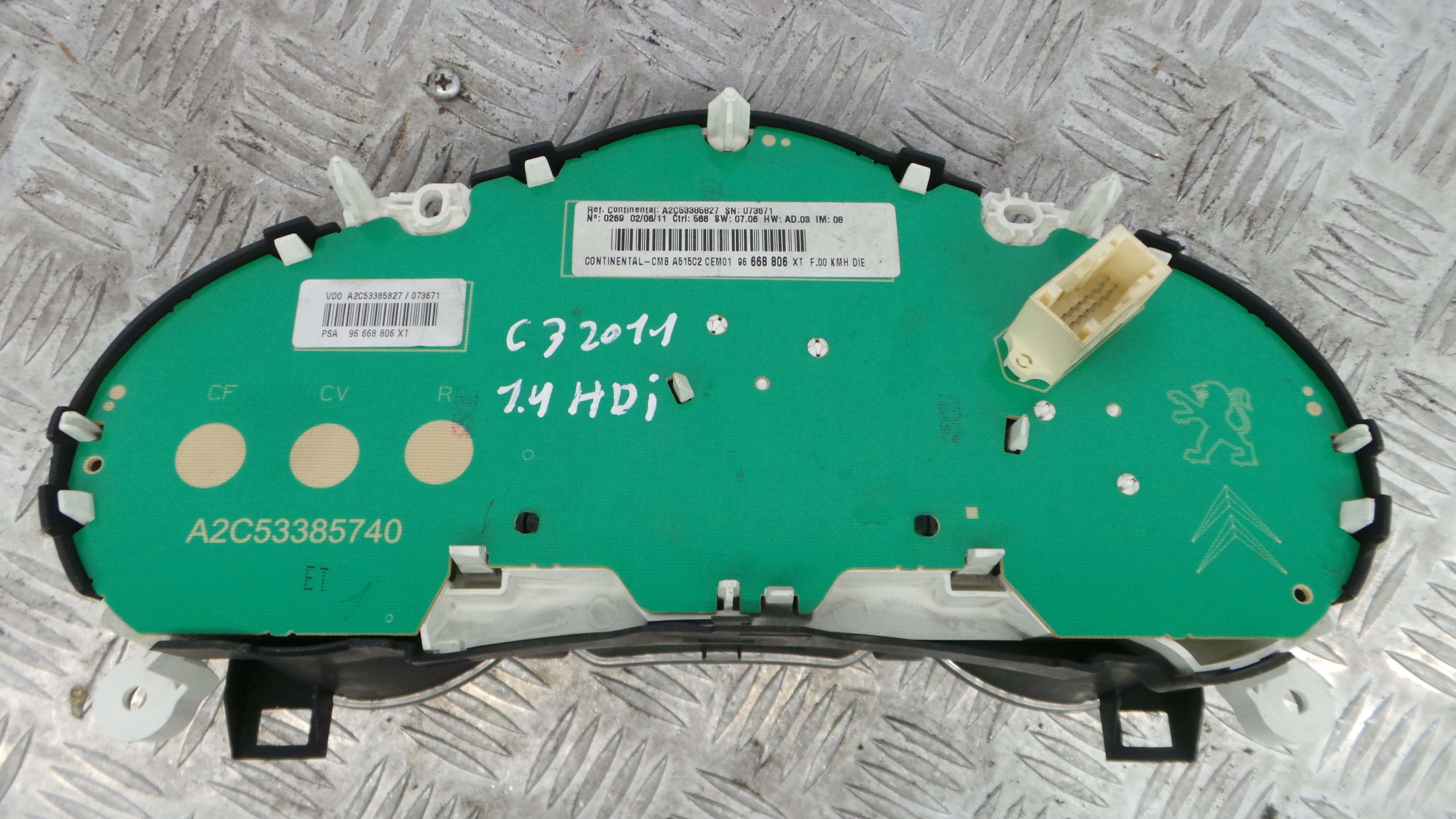 Quadrante 96668806XT - CITROËN C3 II (SC_)-36455020