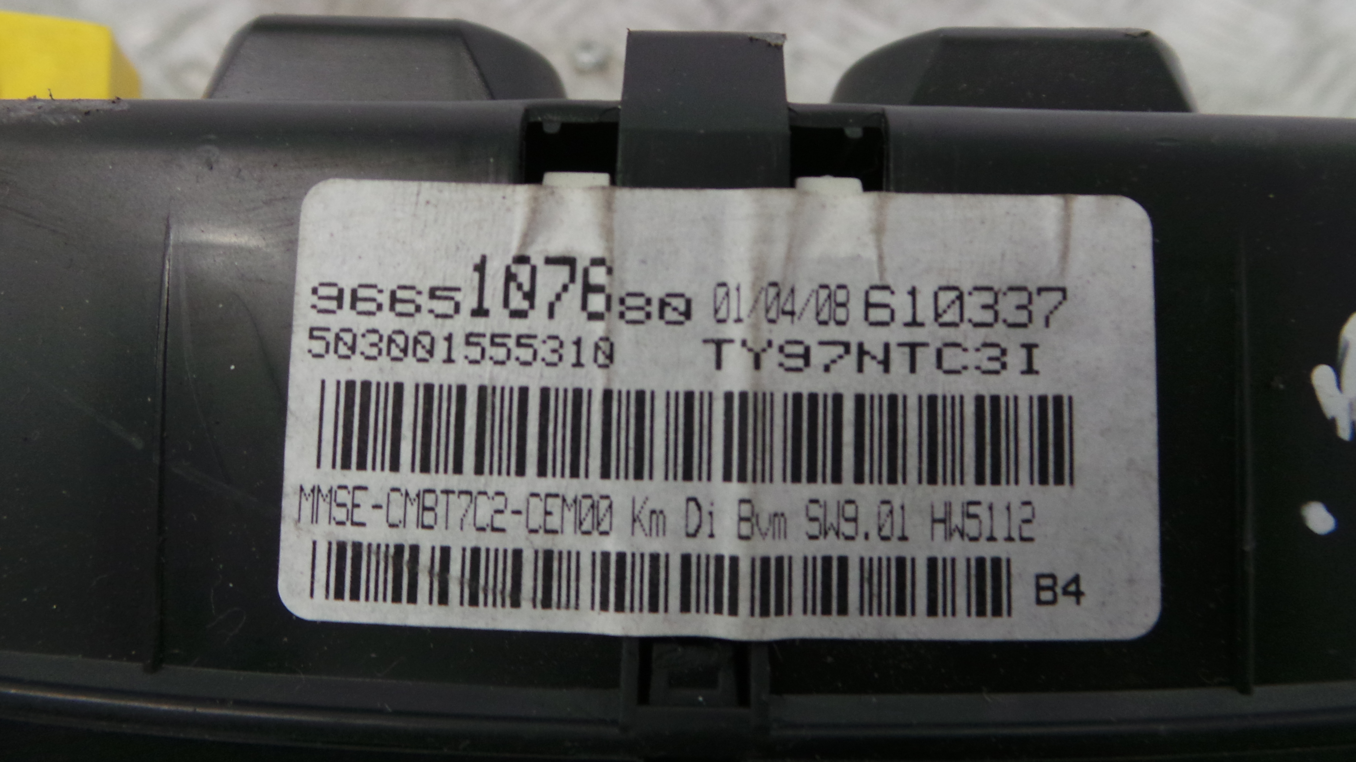 Quadrante 9665107680 - PEUGEOT 308 I (4A_, 4C_)-36455023