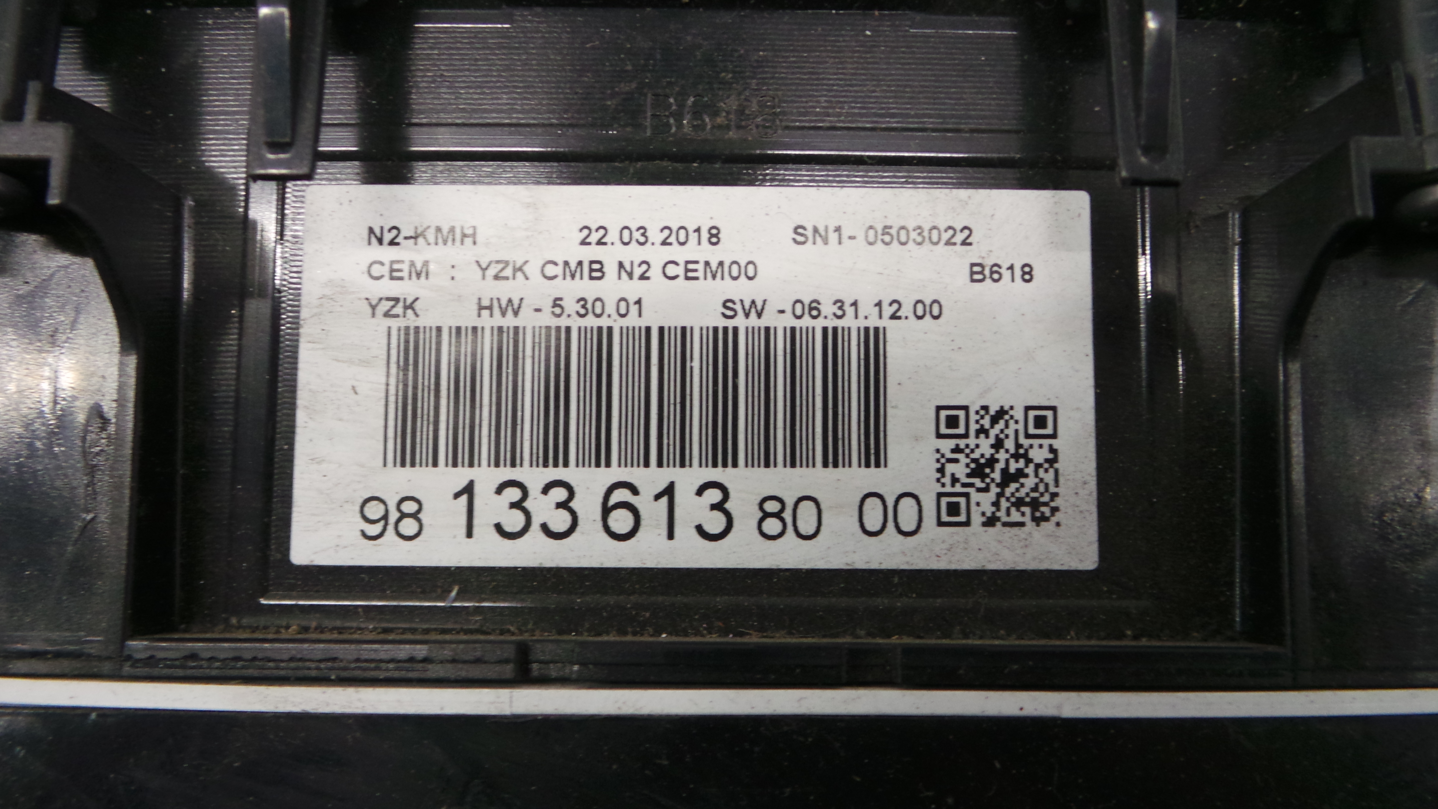 Quadrante 9813361380 - CITROËN C3 III Van (SX_, SY_)-36455039