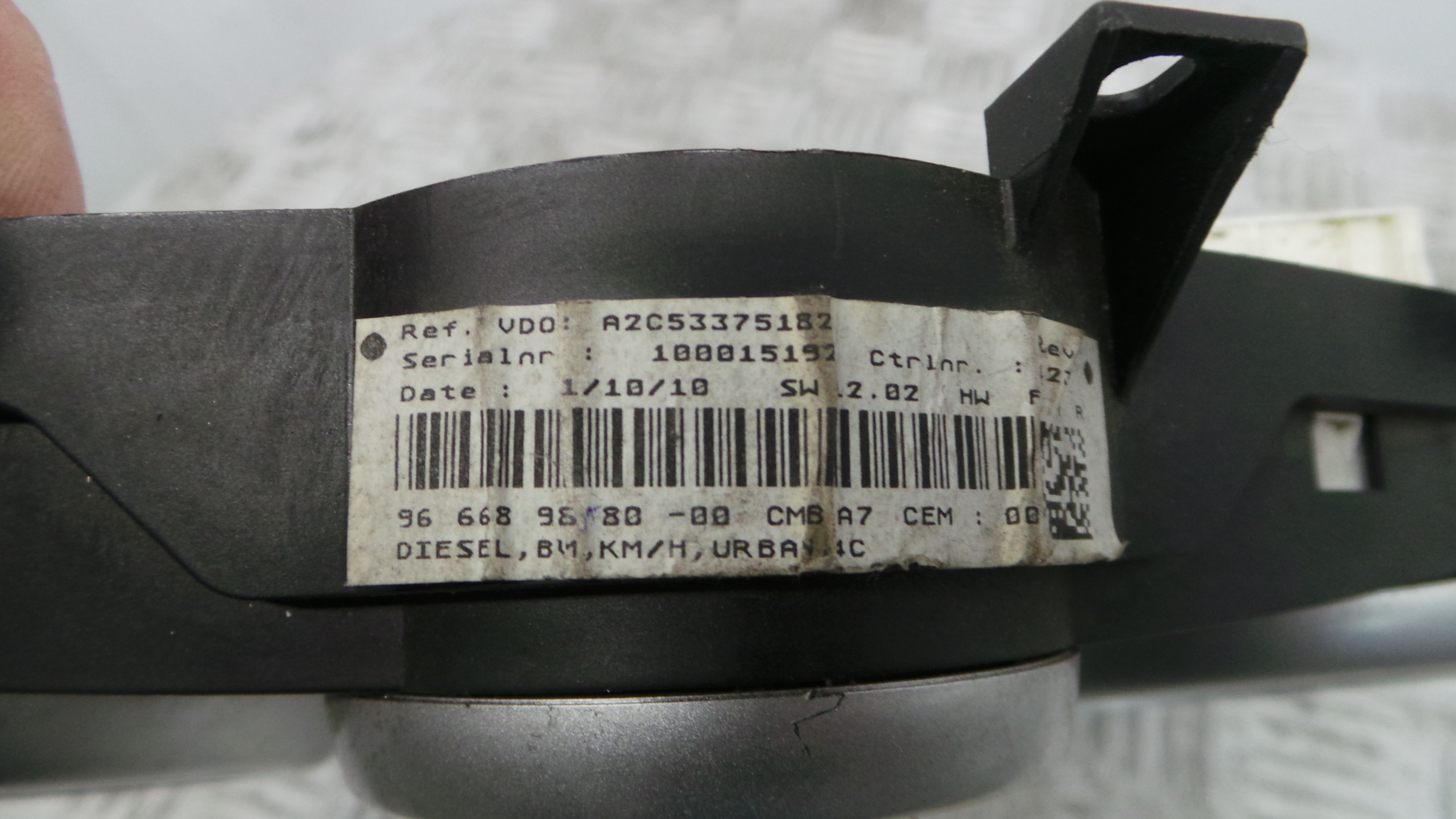 Quadrante 9666898680 - PEUGEOT 207 (WA_, WC_), 207/207+ (WA_, WC_)-36455058