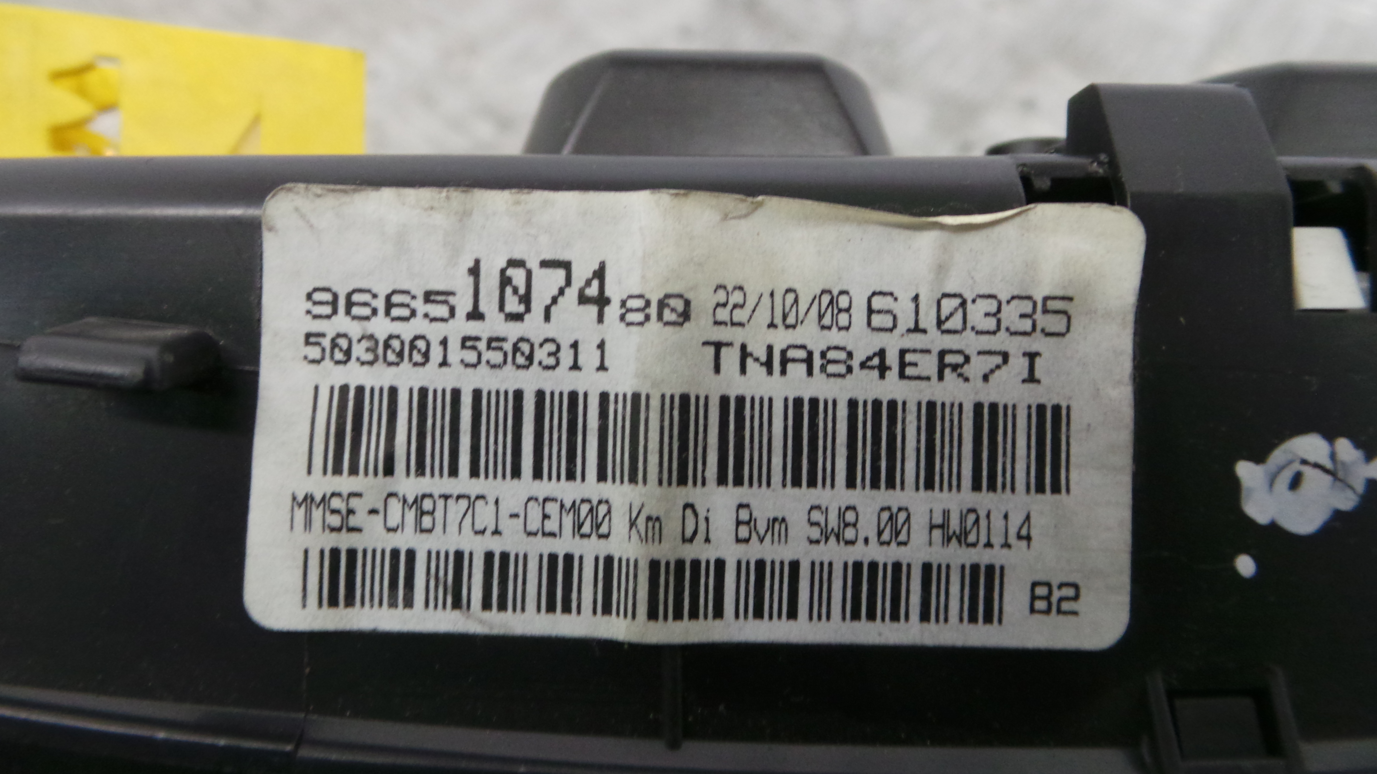 Quadrante 9665107480 - PEUGEOT 308 SW I (4E_, 4H_)-36455086