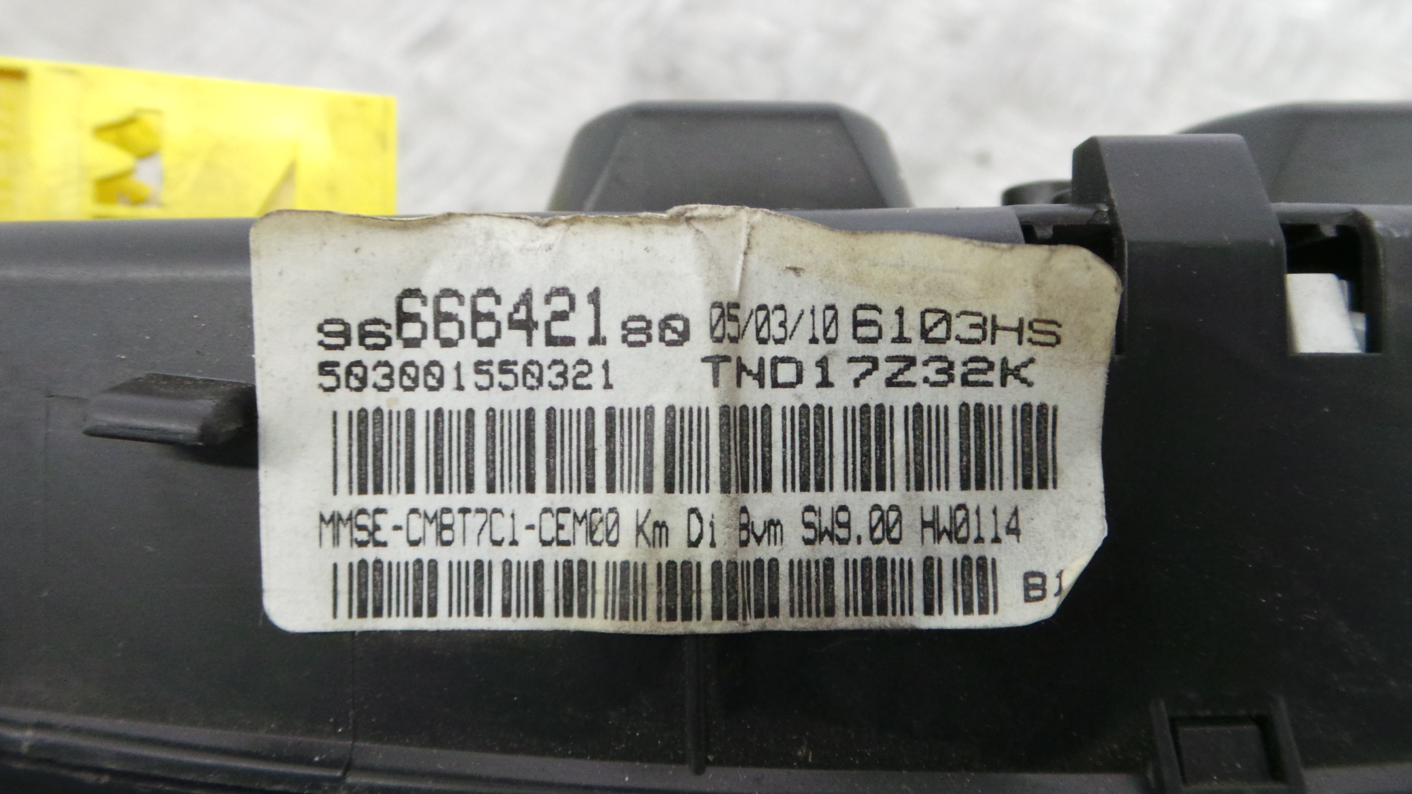 Quadrante 9666642180 - PEUGEOT 308 I (4A_, 4C_)-36455089