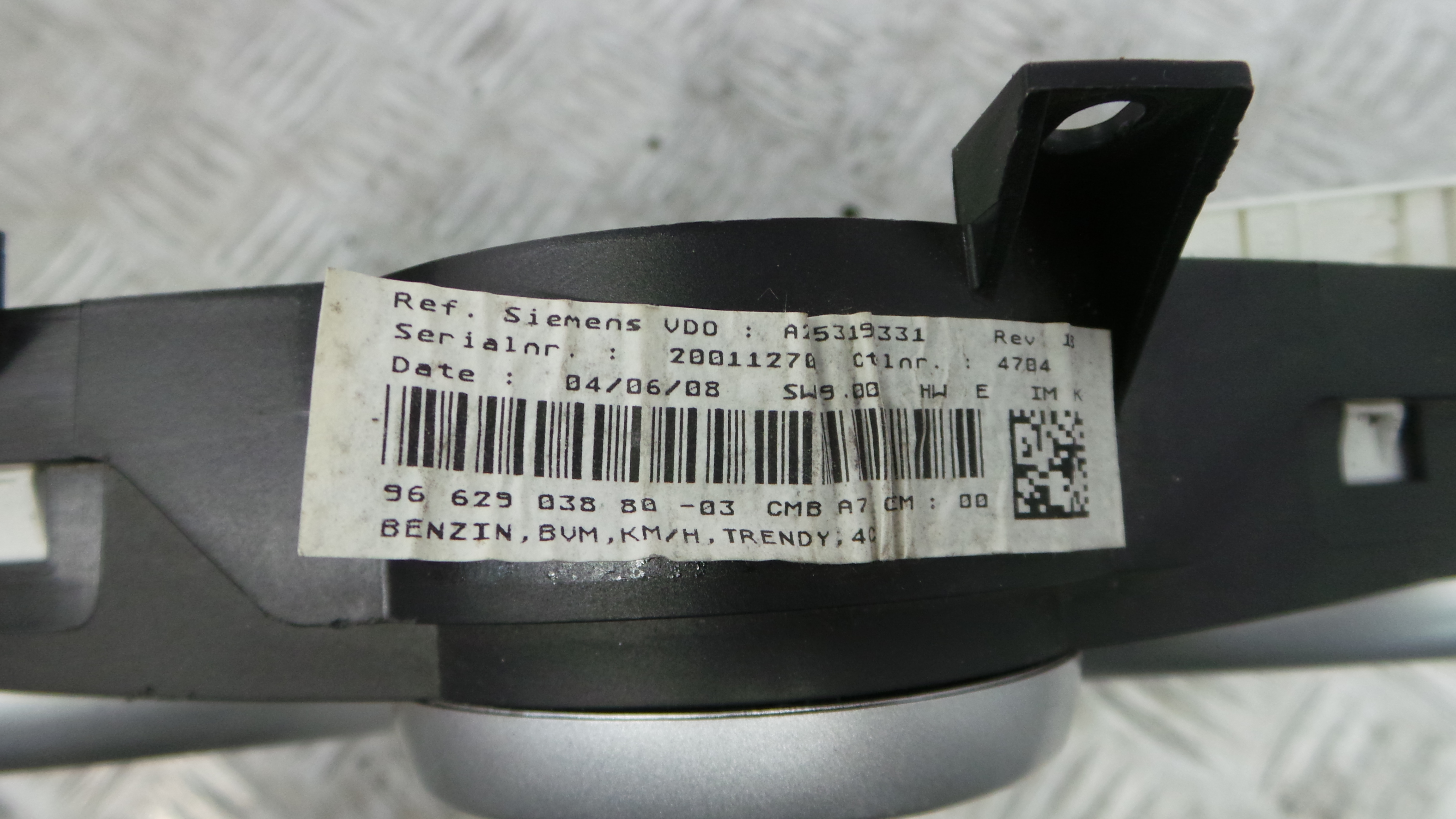 Quadrante 9662903880 - PEUGEOT 207 (WA_, WC_), 207/207+ (WA_, WC_)-36455095