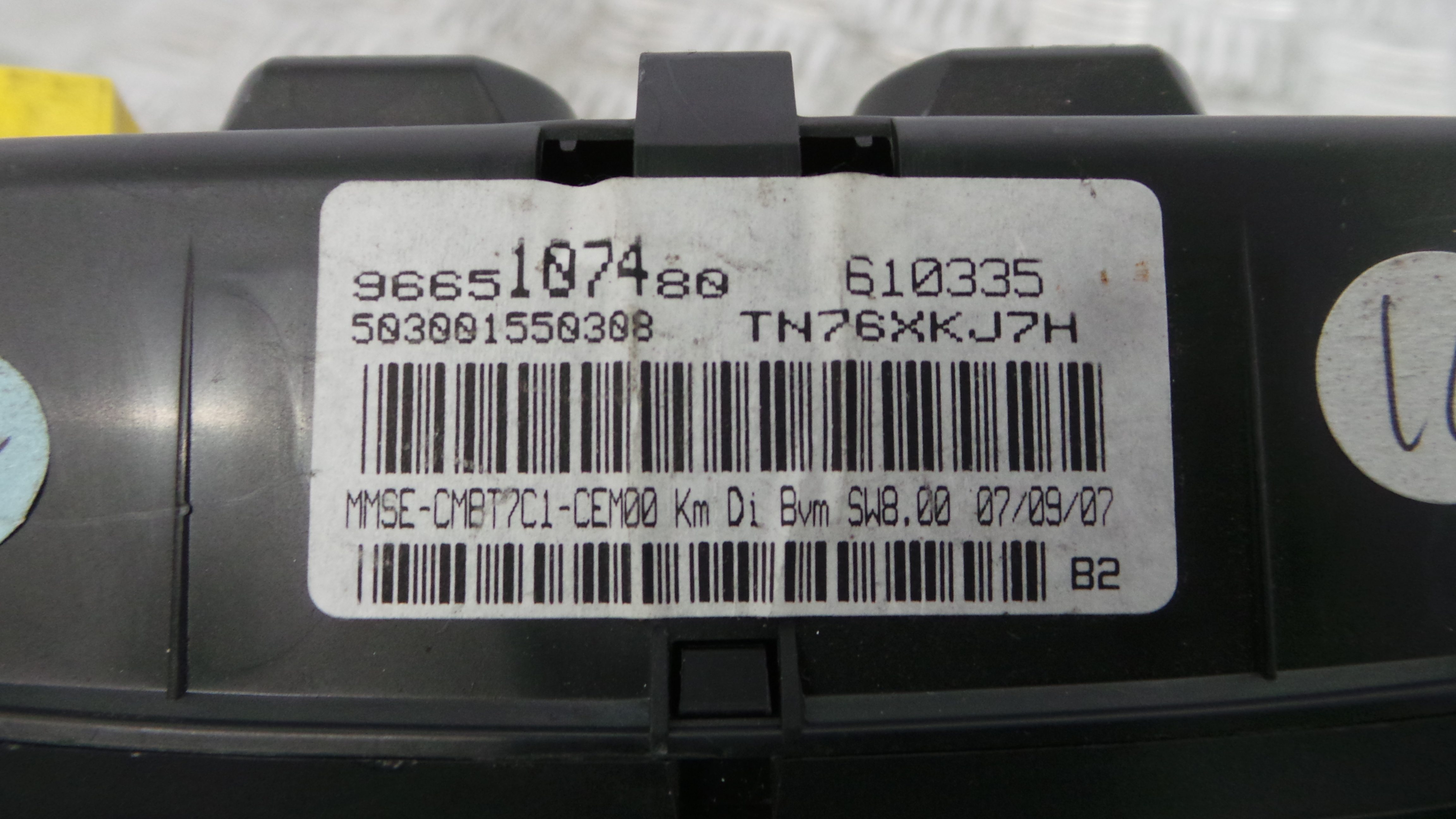 Quadrante 9665107480 - PEUGEOT 308 I (4A_, 4C_)-36455101