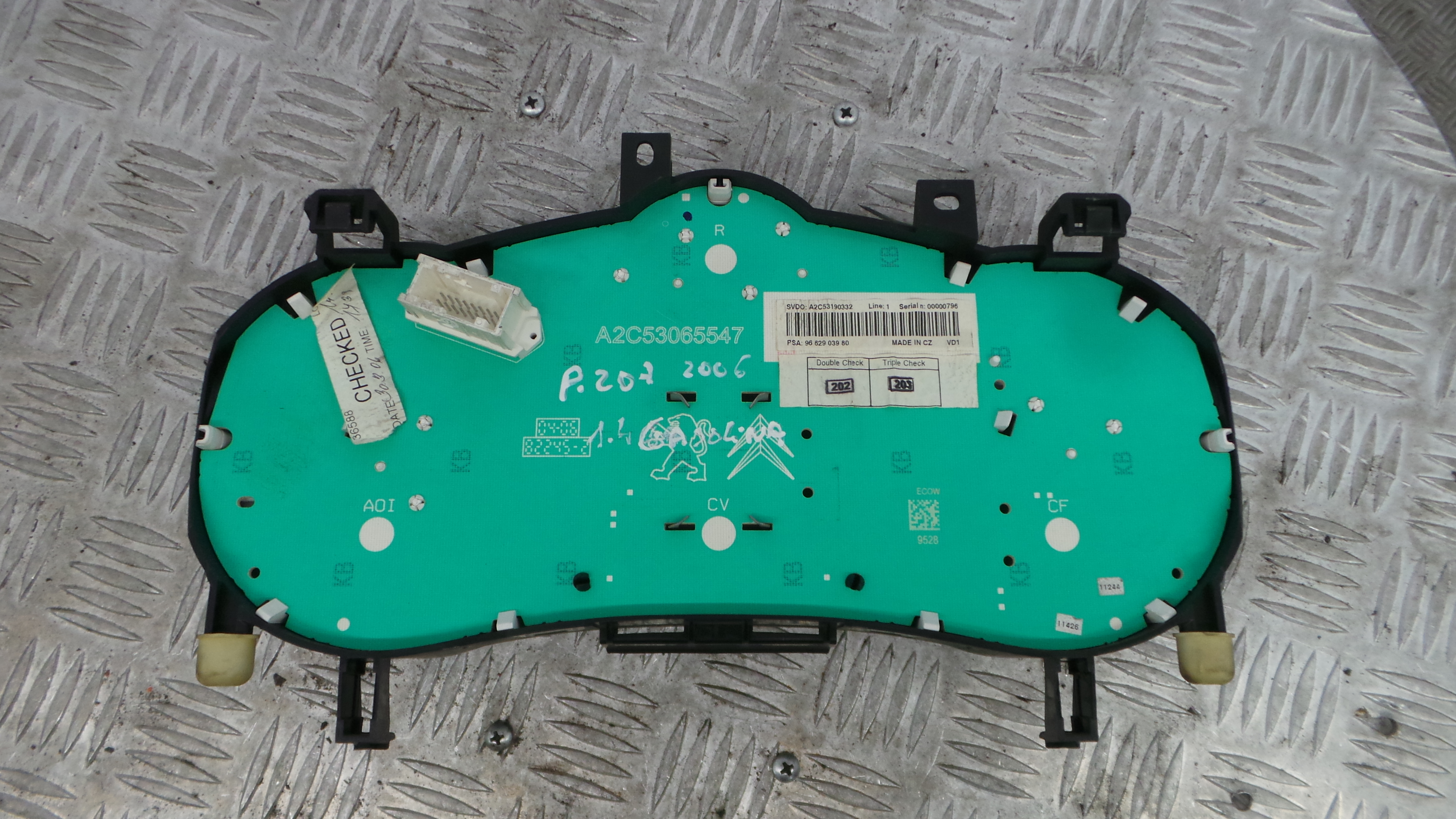 Quadrante 9662903980 - PEUGEOT 207 (WA_, WC_), 207/207+ (WA_, WC_)-36455128