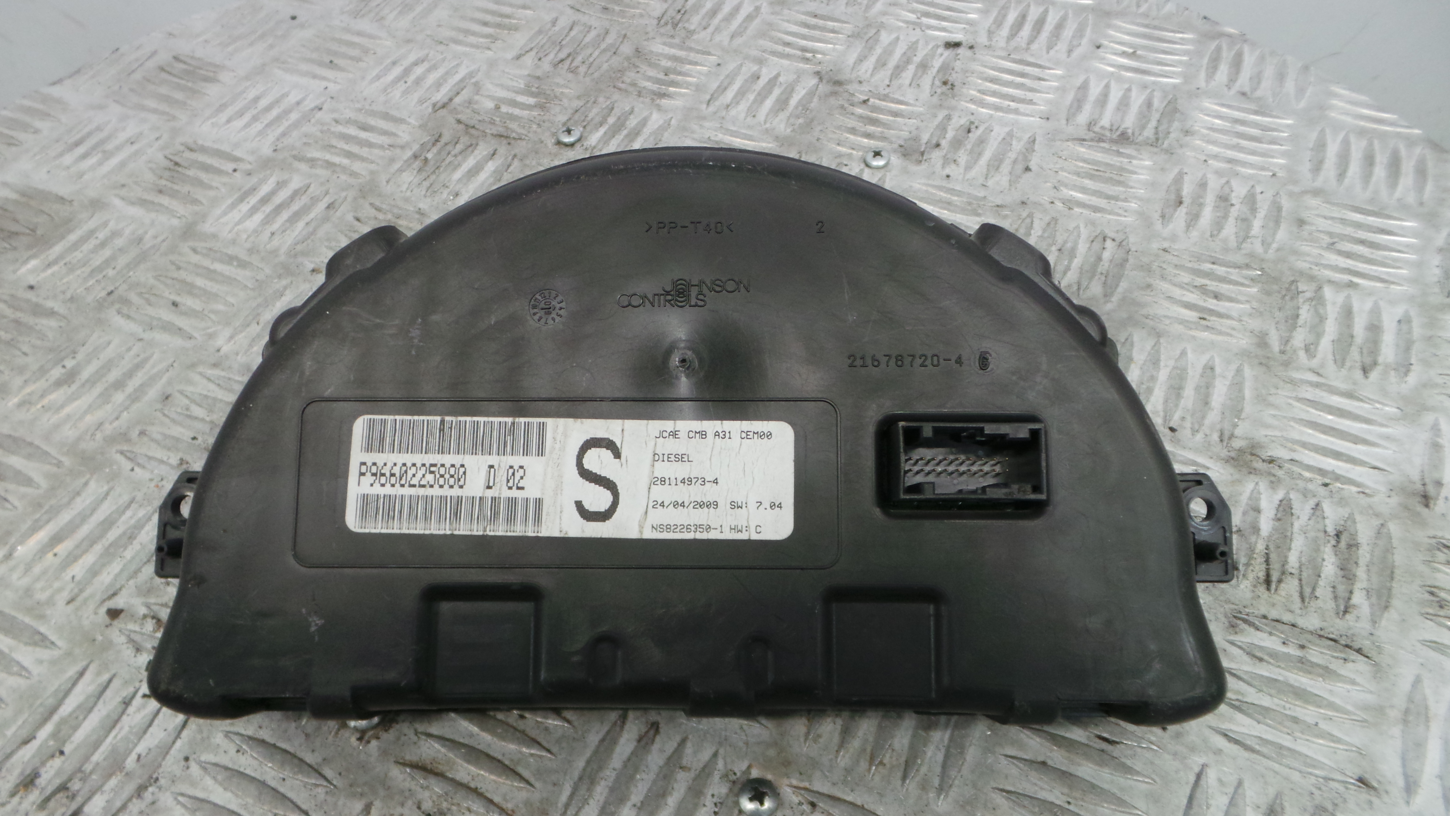 Quadrante 9660225880 - CITROËN C3 I (FC_, FN_)-36455180