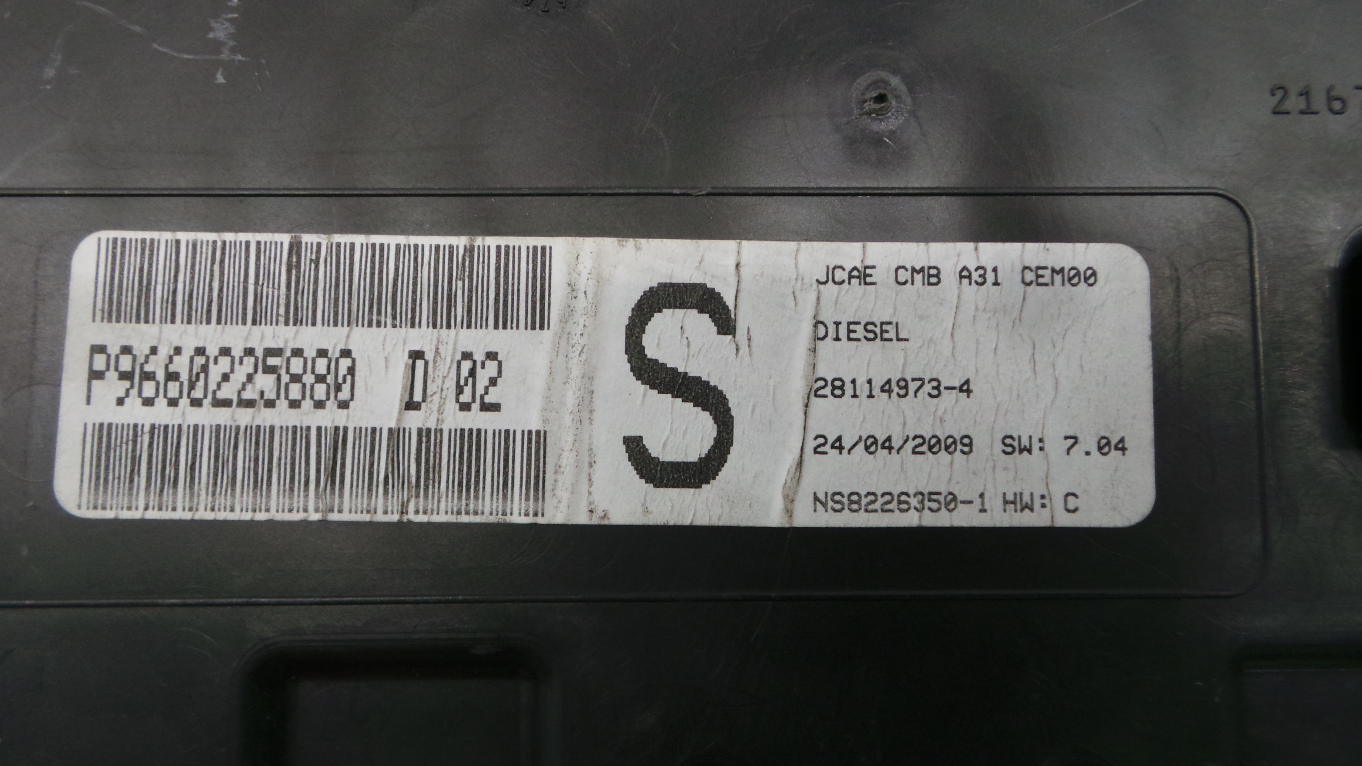 Quadrante 9660225880 - CITROËN C3 I (FC_, FN_)-36455180