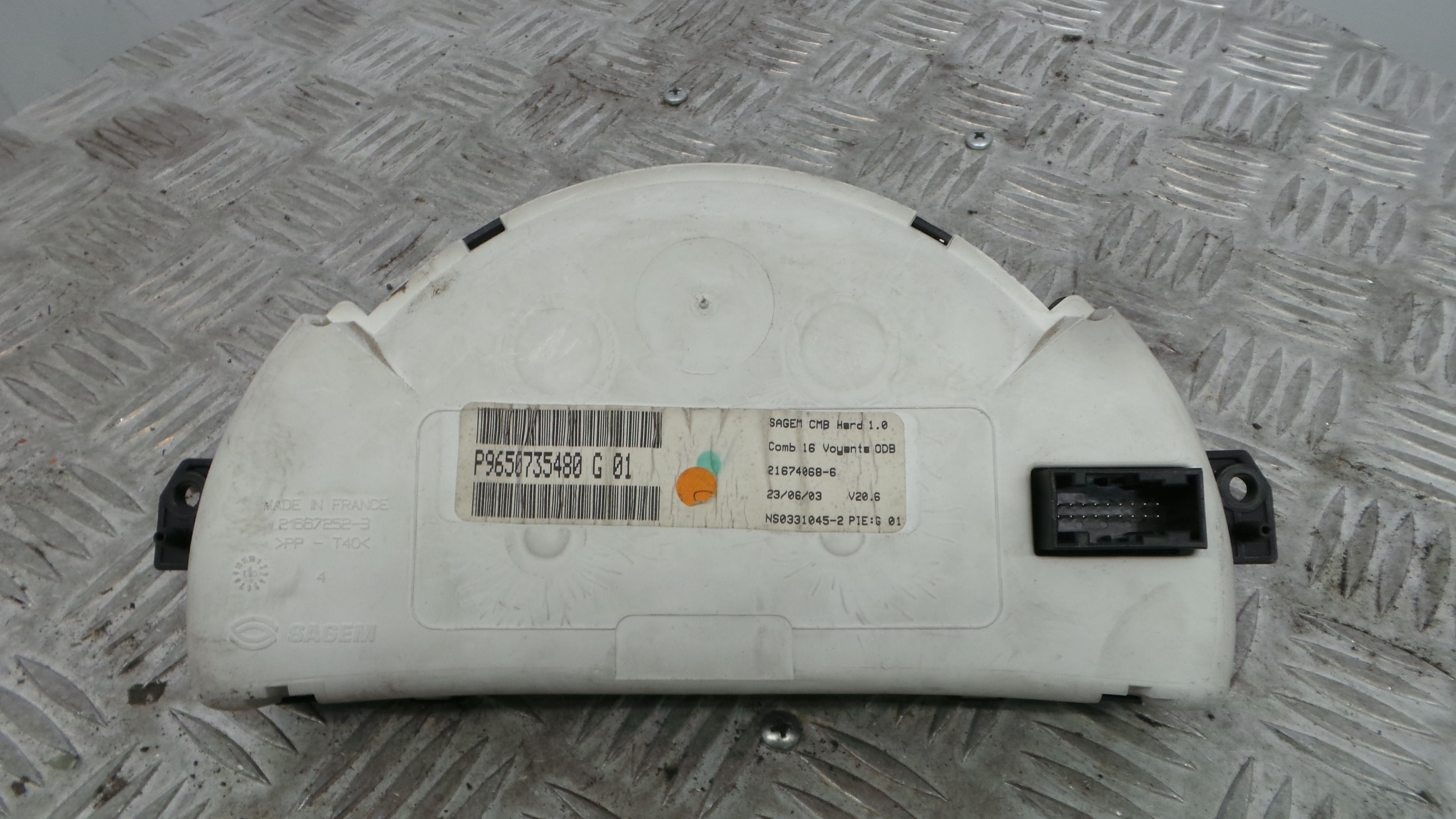 Quadrante 9650735480 - CITROËN C3 I (FC_, FN_)-36455183