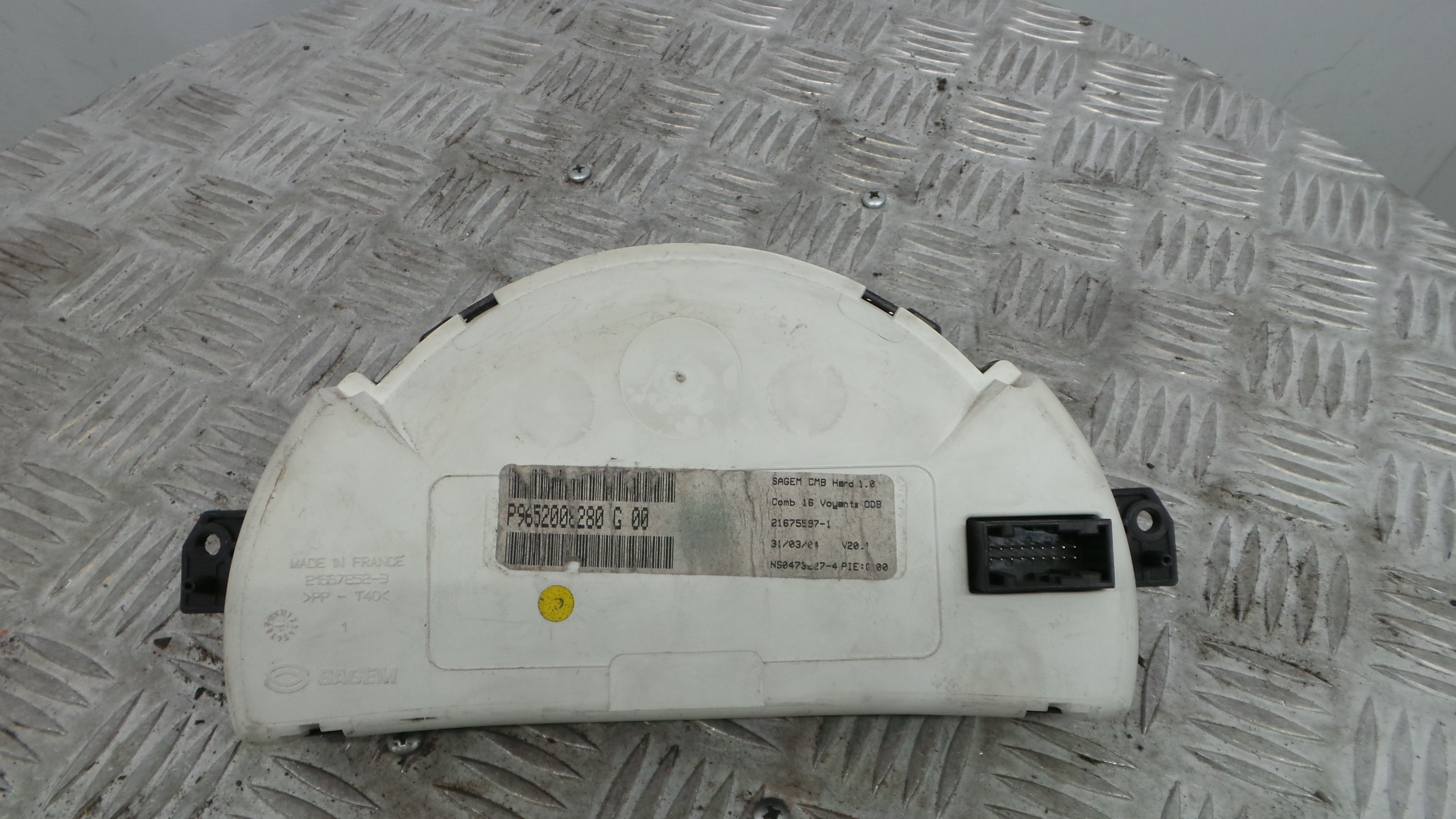 Quadrante 9652008280 - CITROËN C3 Pluriel (HB_)-36455198