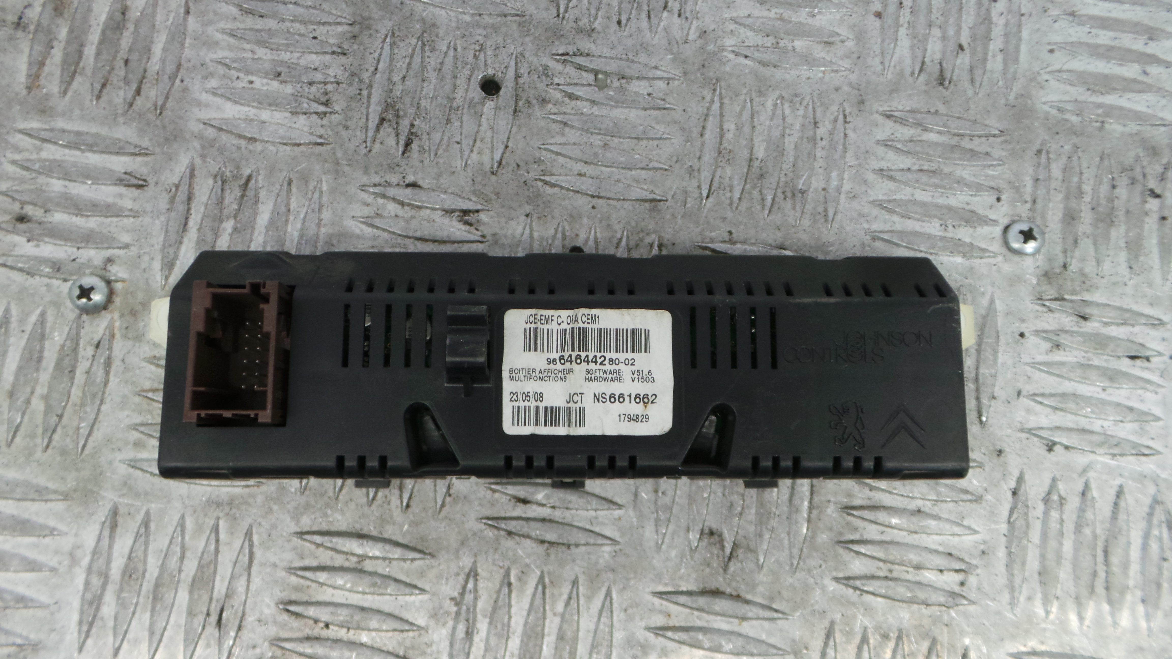 Display 9664644280 - PEUGEOT 207 (WA_, WC_), 207/207+ (WA_, WC_)-36458886