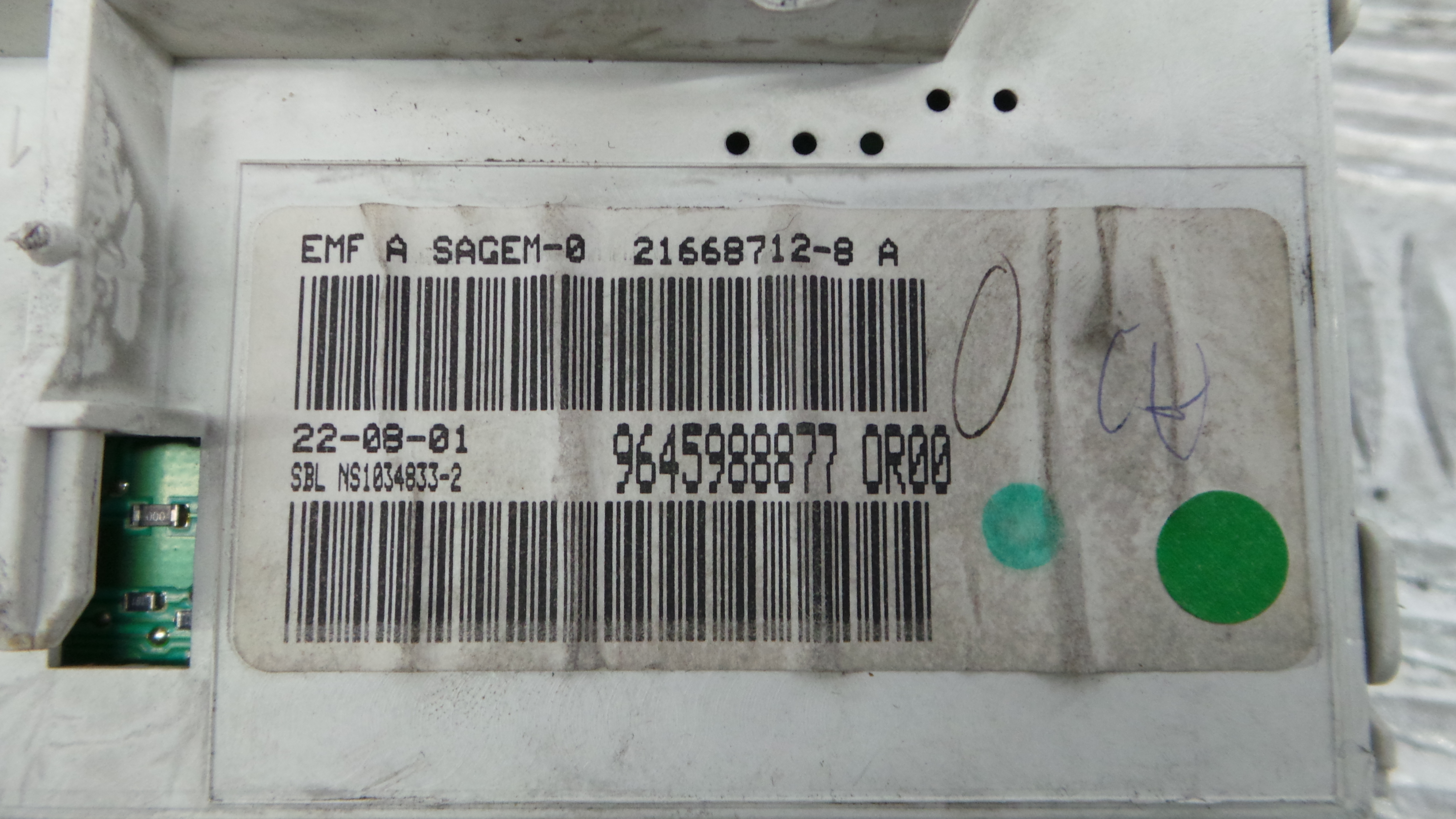 Display 9645988877 - PEUGEOT 206 Hatchback (2A/C)-36458889