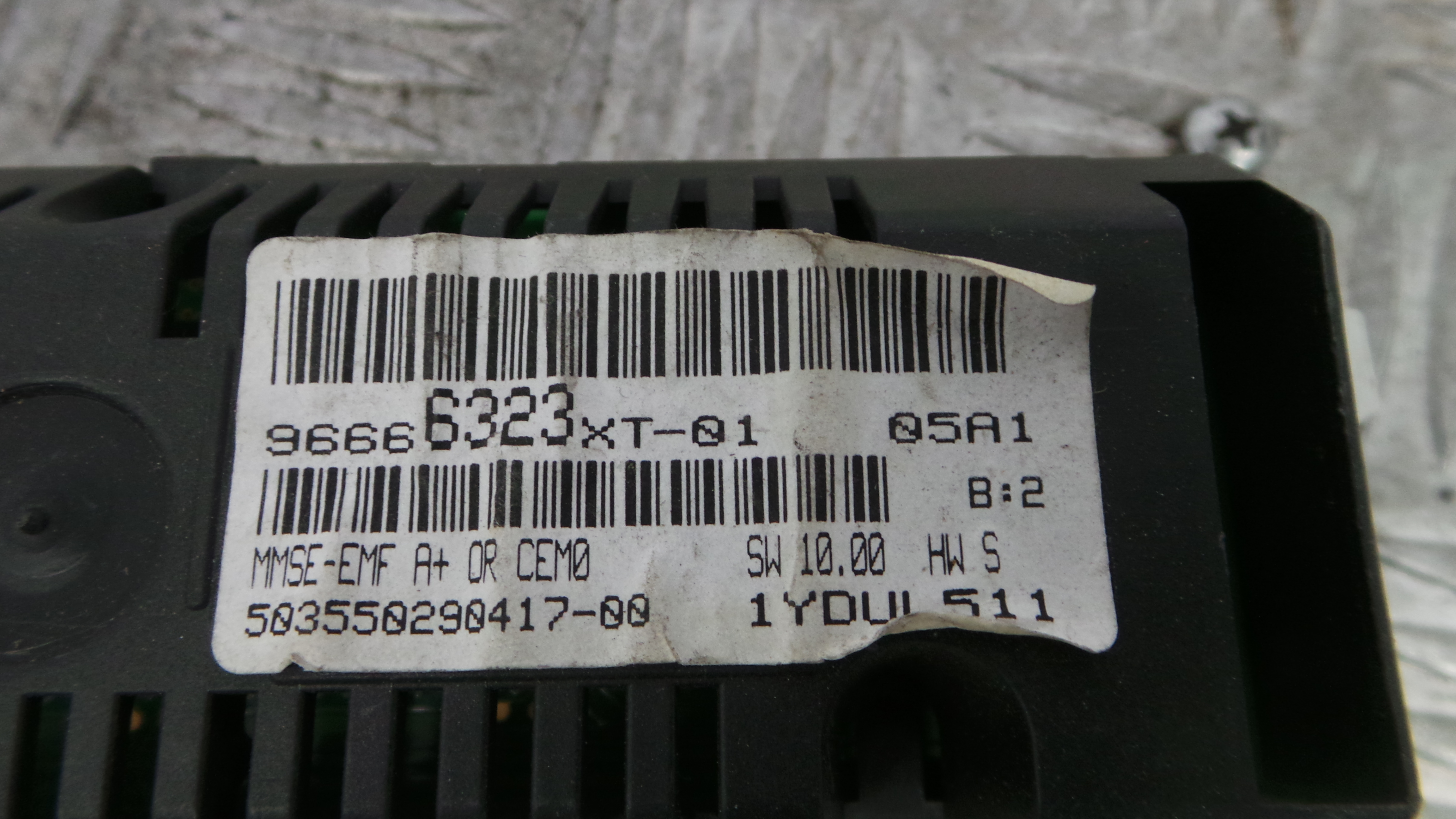 Display 96666323XT - CITROËN C3 II (SC_)-36458892