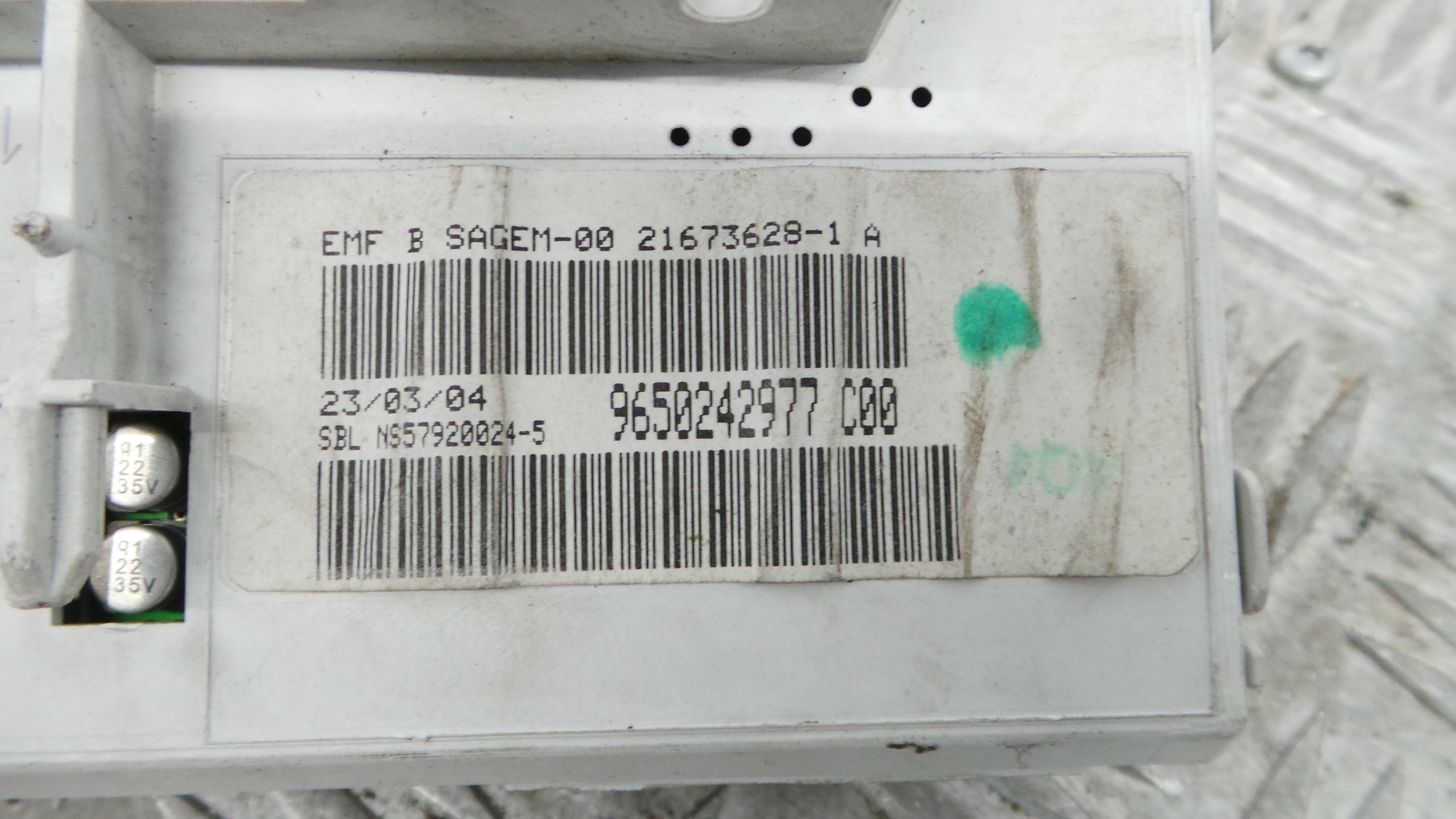 Display 9650242977 - PEUGEOT 206 Hatchback (2A/C)-36458996