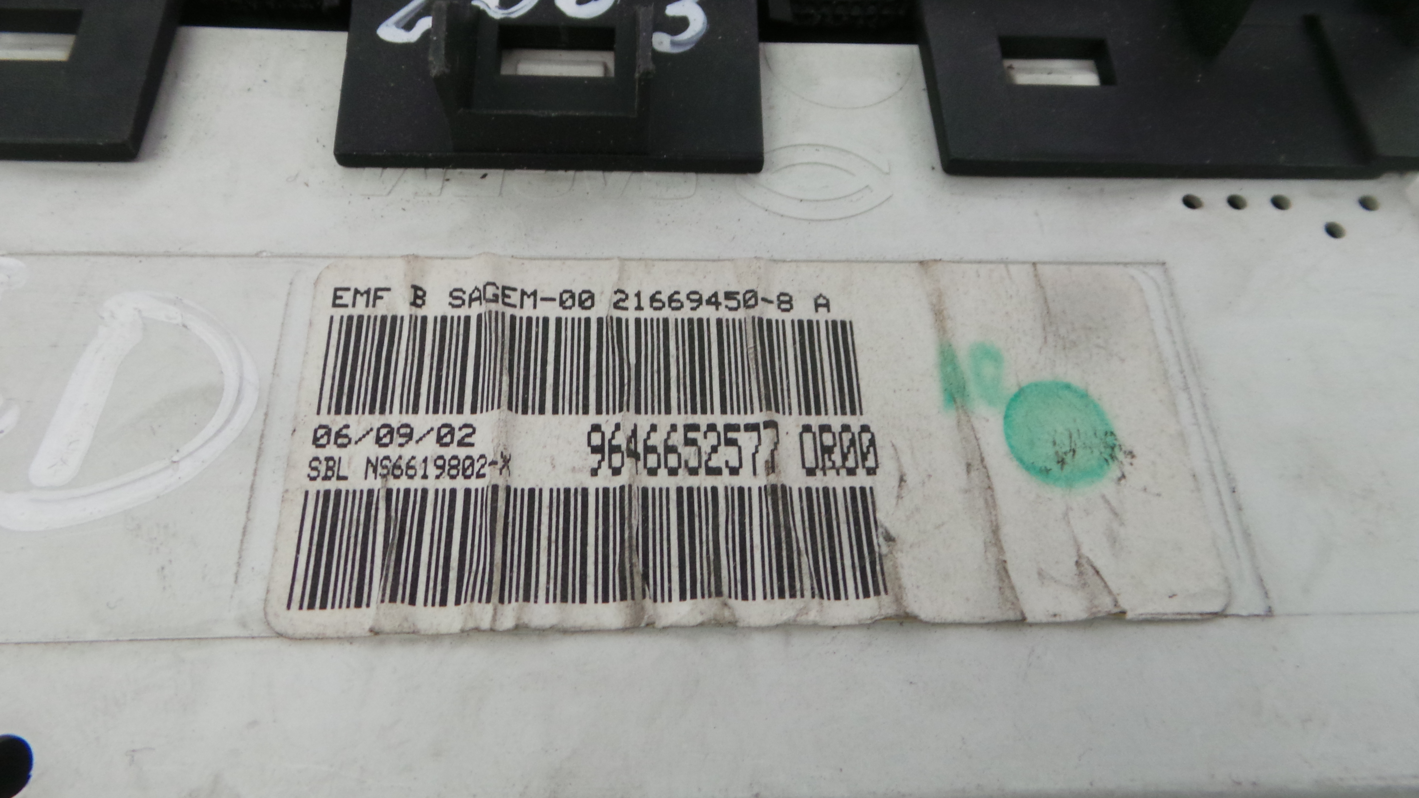 Display 9646652577 - PEUGEOT 307 (3A/C)-36459100