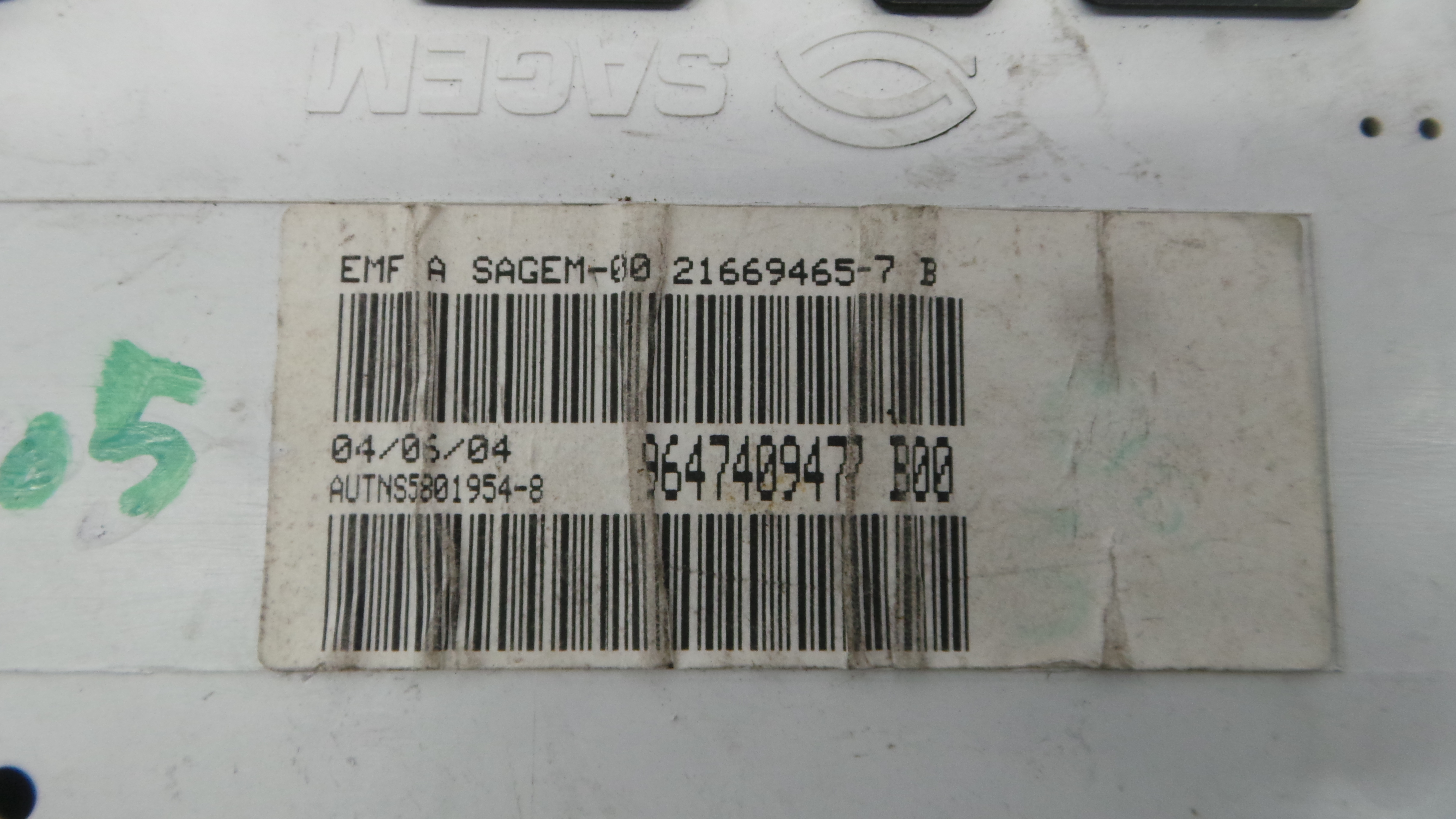 Display 9647409477 - CITROËN C1 (PM_, PN_)-36459109