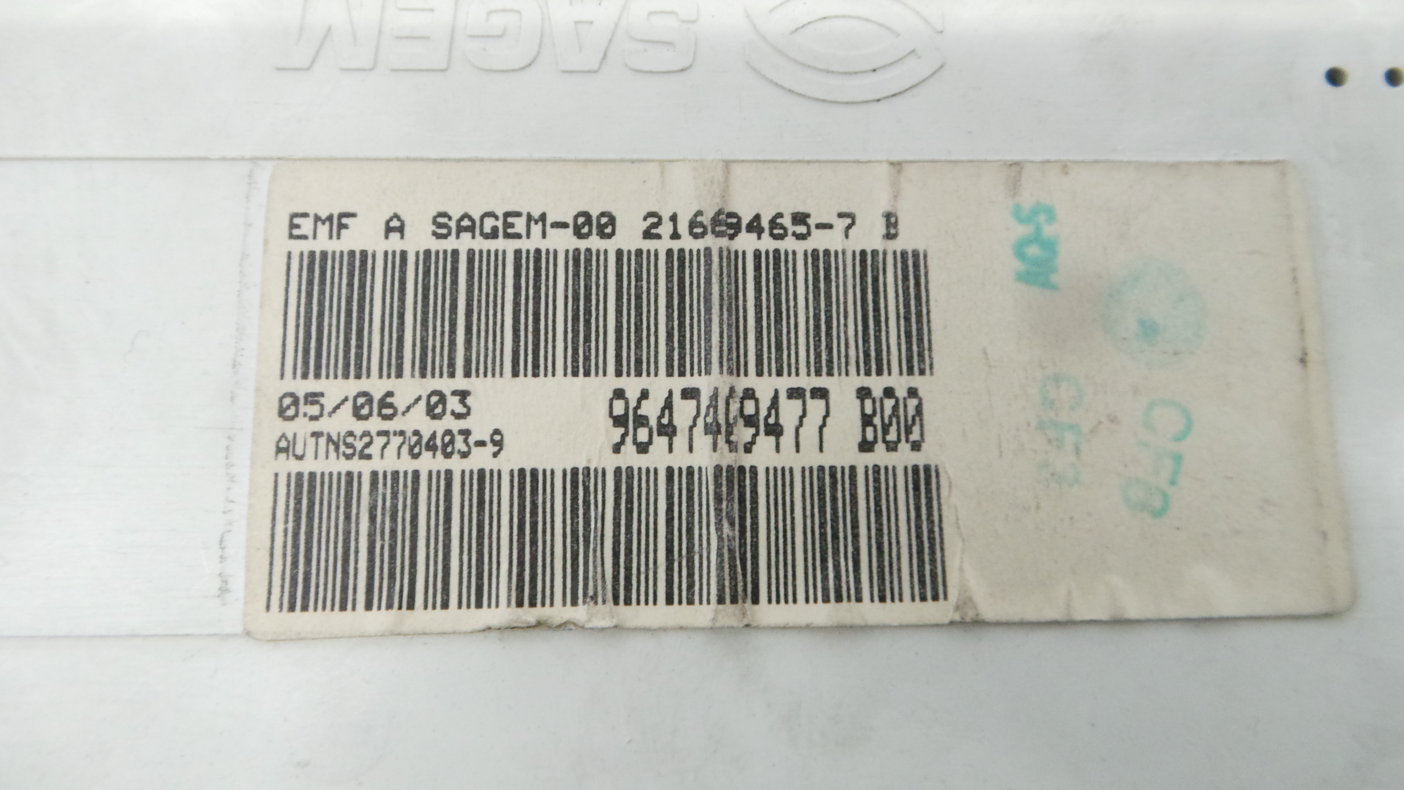 Display 9647409477 - CITROËN C3 I (FC_, FN_)-36459112