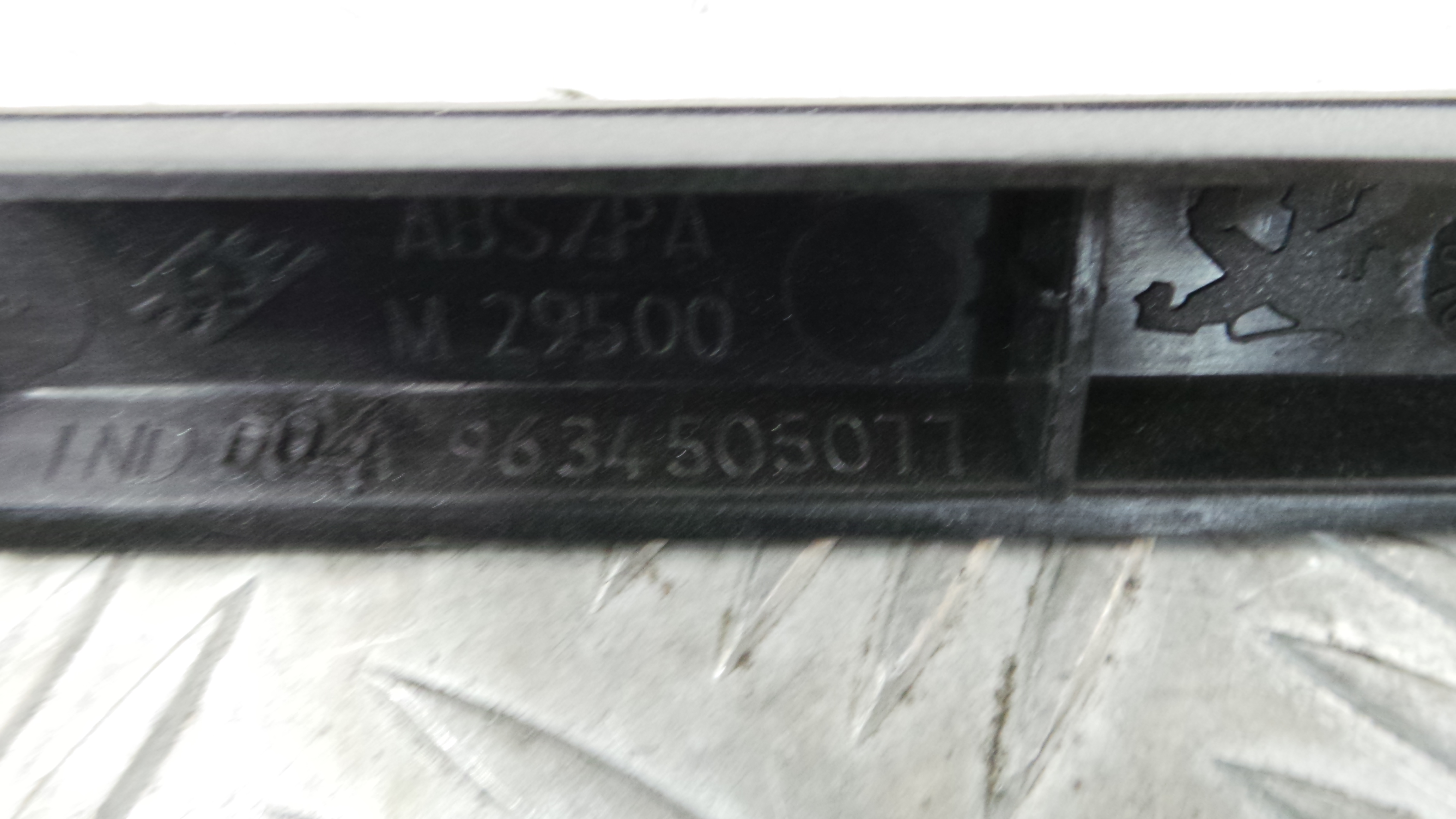 Consola central Tablier  9634505077 - PEUGEOT 307 SW (3H)-36461923