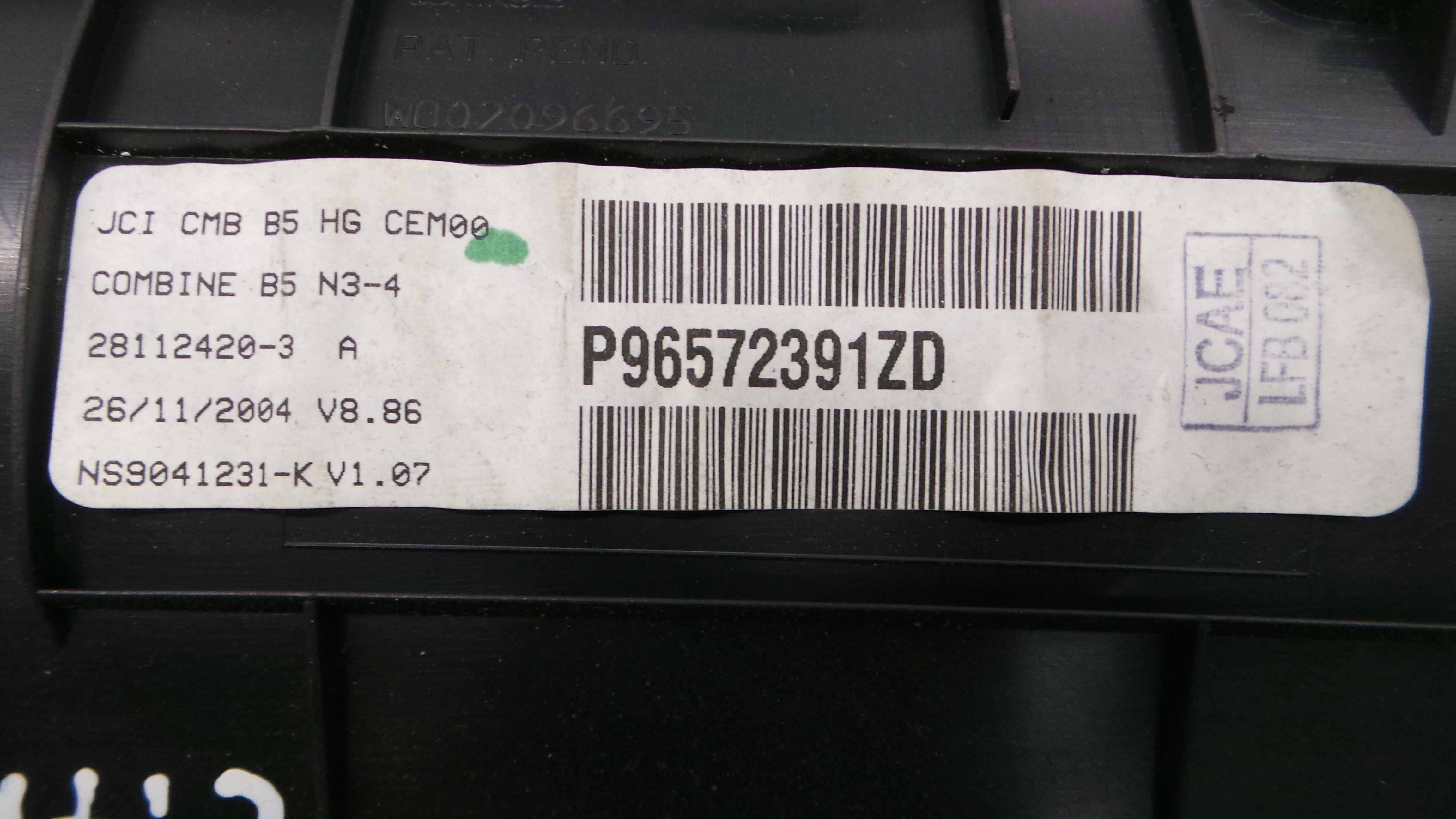 Quadrante 96572391ZD - CITROËN C4 I (LC_)-36461951