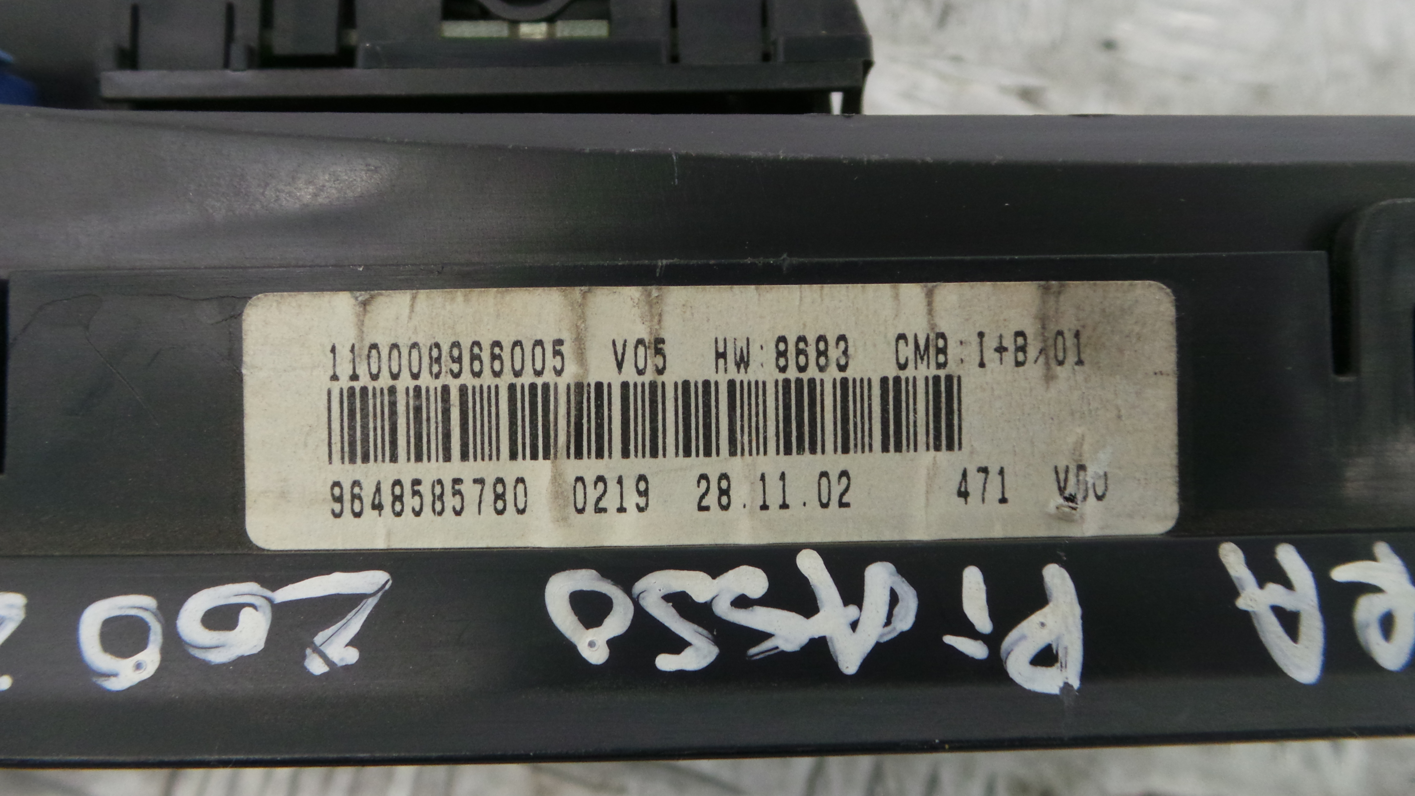 Quadrante 9648585780 - CITROËN XSARA PICASSO (N68)-36461978