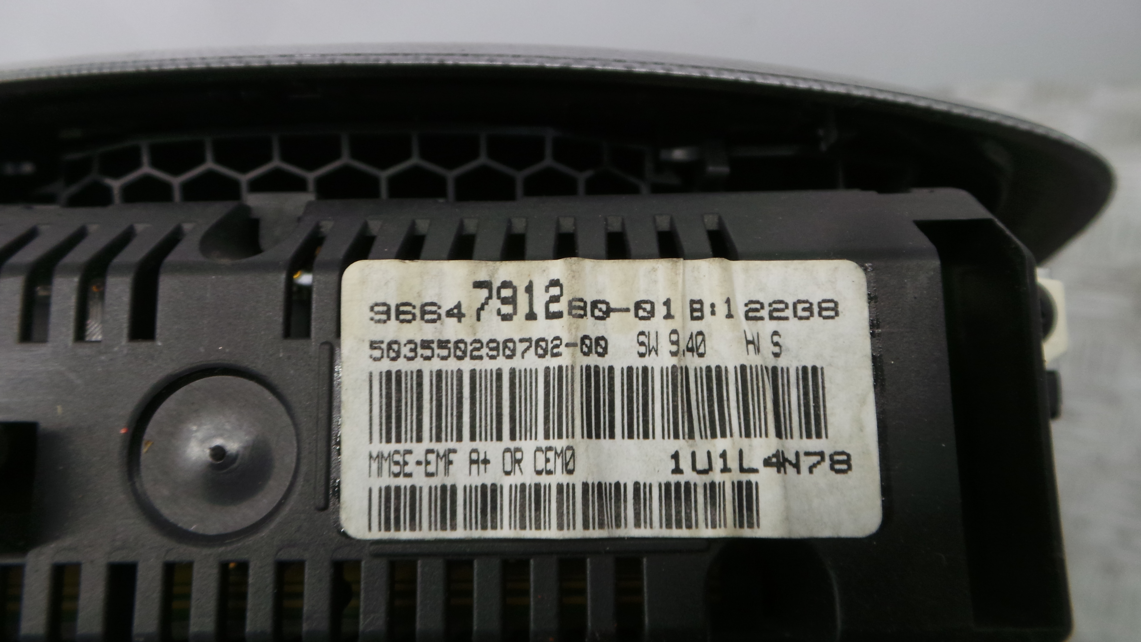 Consola central Tablier 9650068177 - PEUGEOT 207 (WA_, WC_), 207/207+ (WA_, WC_)-36462014