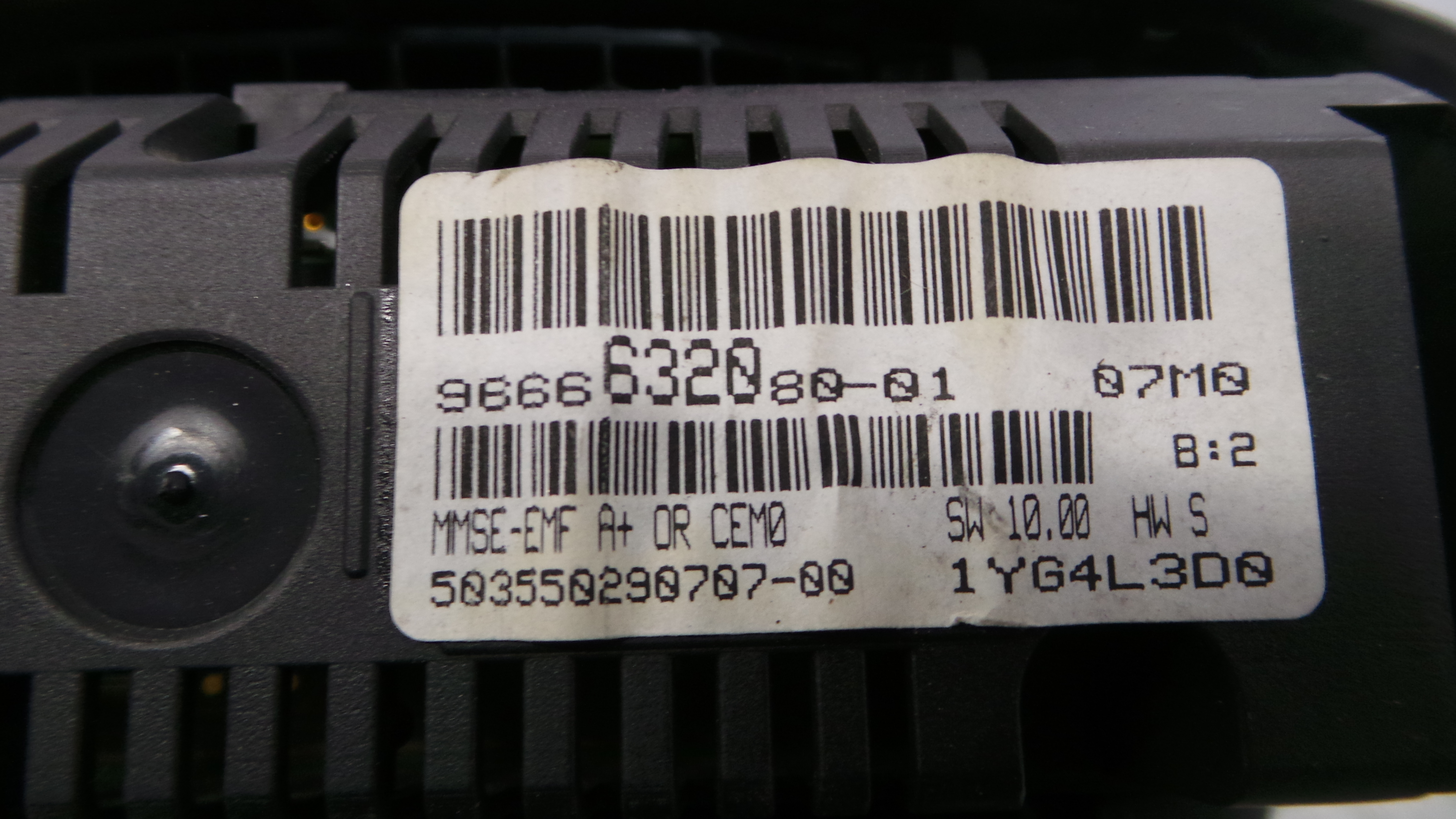 Consola central Tablier  96724726ZD - PEUGEOT 207 (WA_, WC_), 207/207+ (WA_, WC_)-36462033