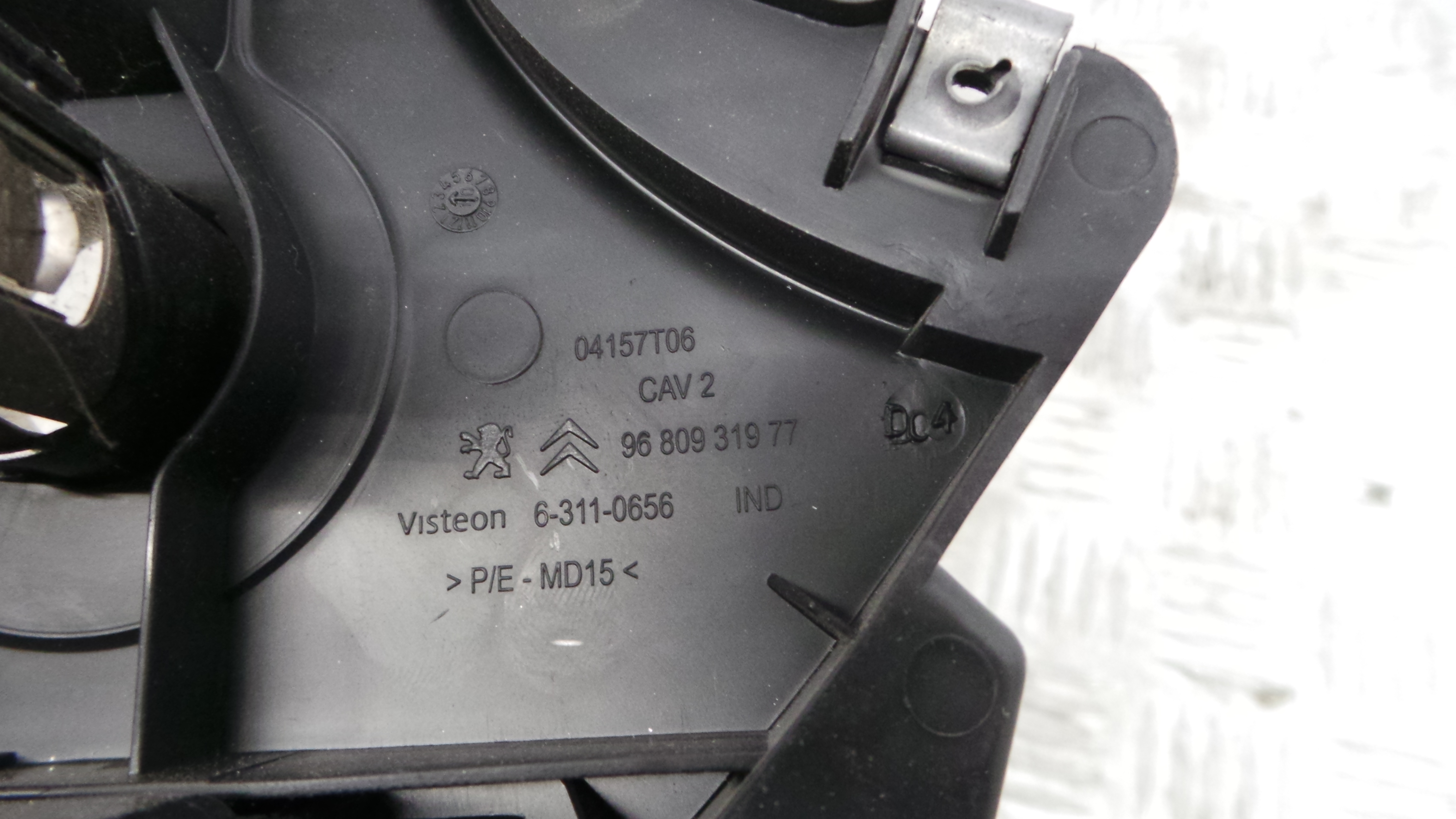 Botões da Consola  9680931977 - PEUGEOT PARTNER Caixa/monovolume (5_, G_), PARTNER Van (5_, G_), RA-36462188