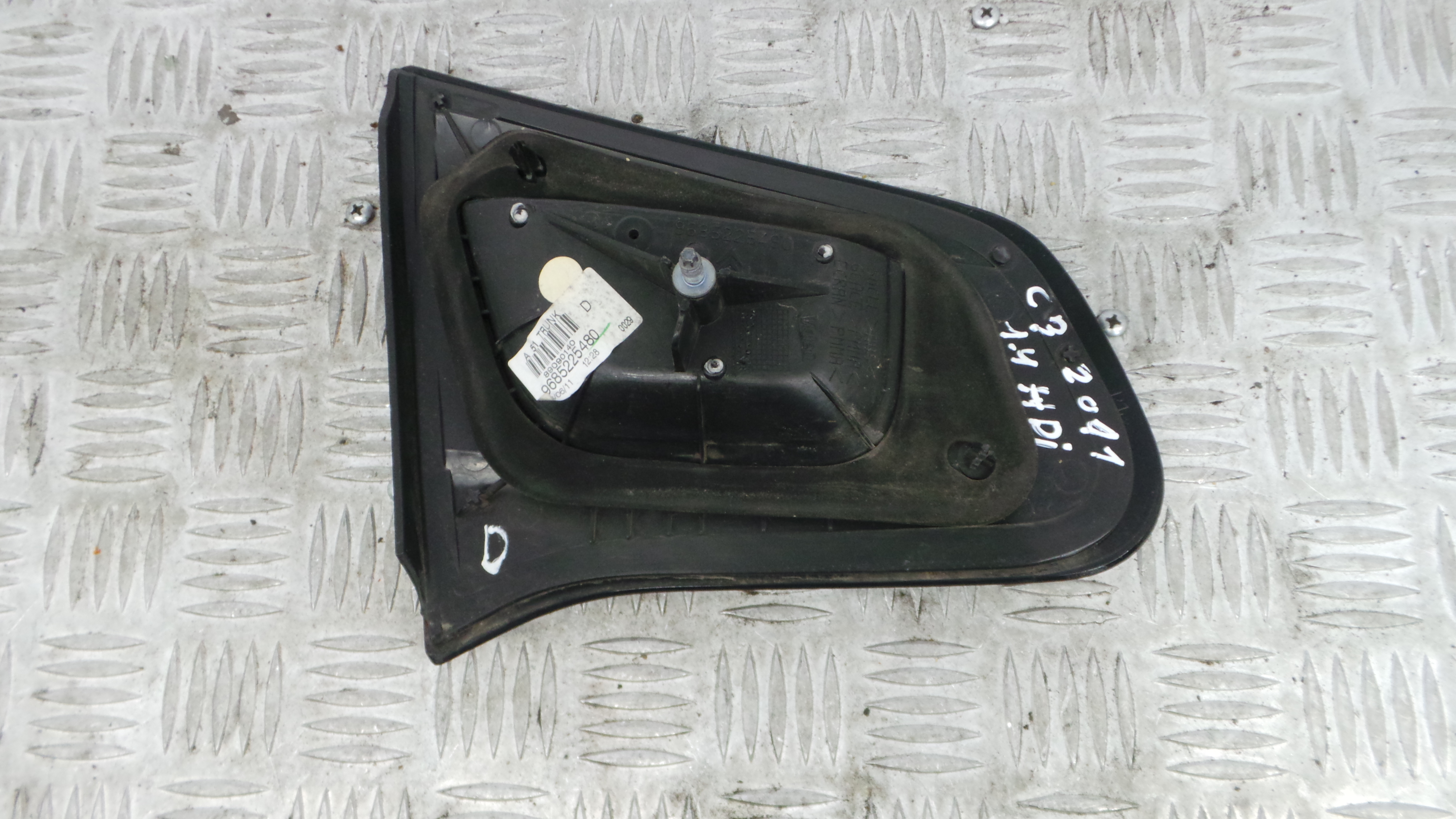 Farolim Mala Trás Dto 9685225480 - CITROËN C3 II (SC_)-36501601