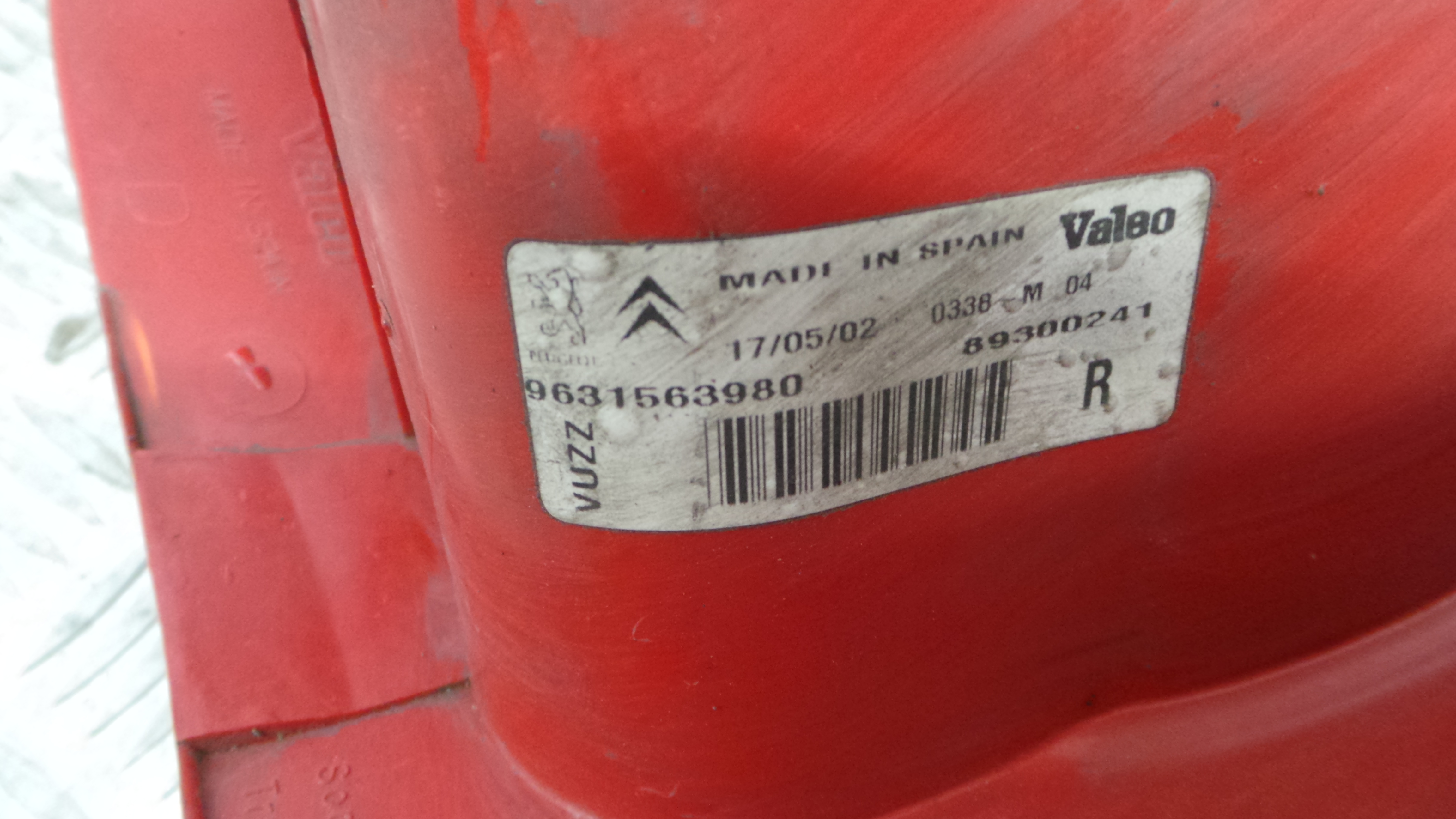 Farolim Stop Dto 9631563980 - CITROËN XSARA PICASSO (N68)-36501775