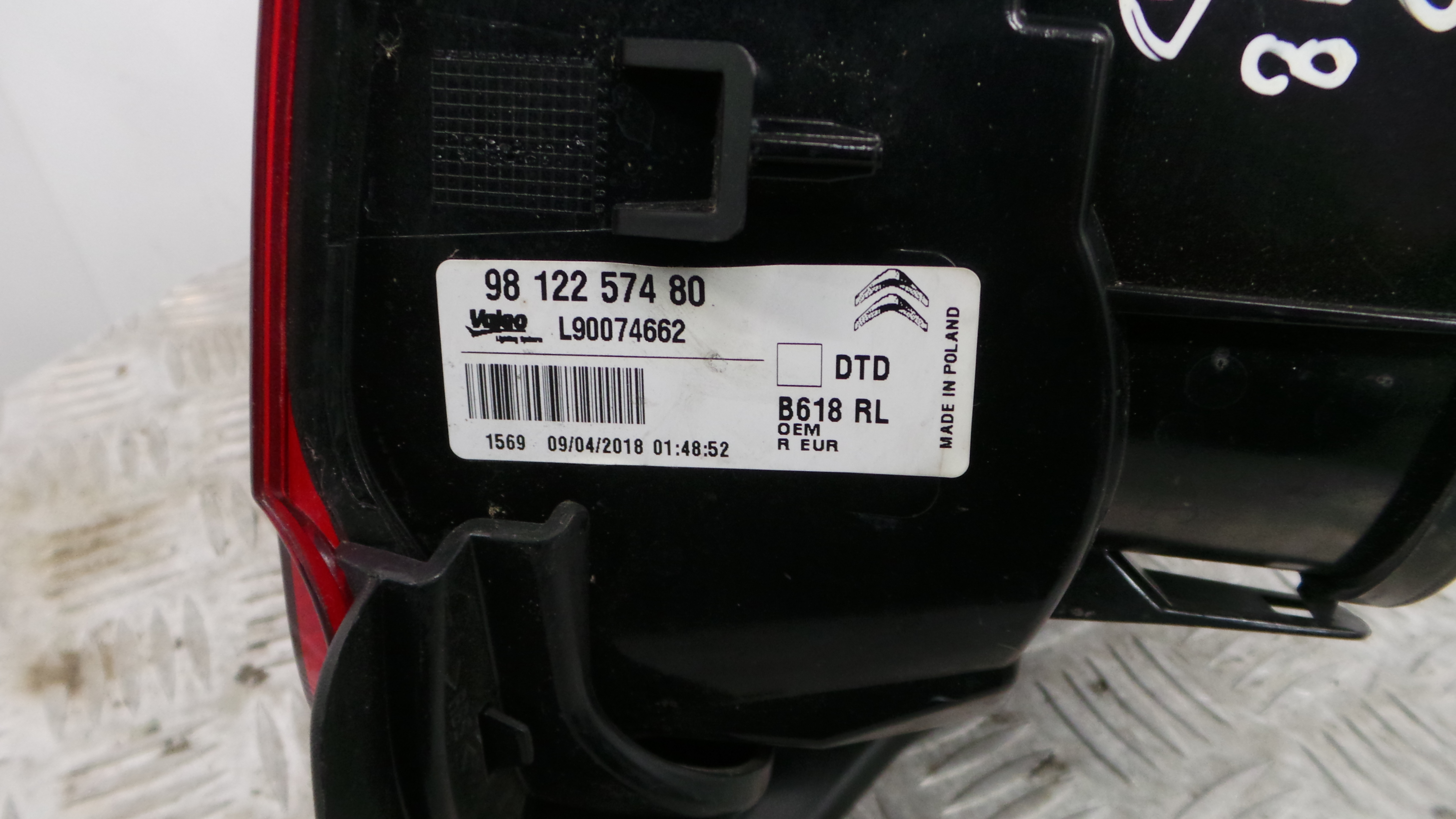 Farolim Stop Dto 9812257480 - CITROËN C3 / C3 ORIGIN III (SX)-36504841