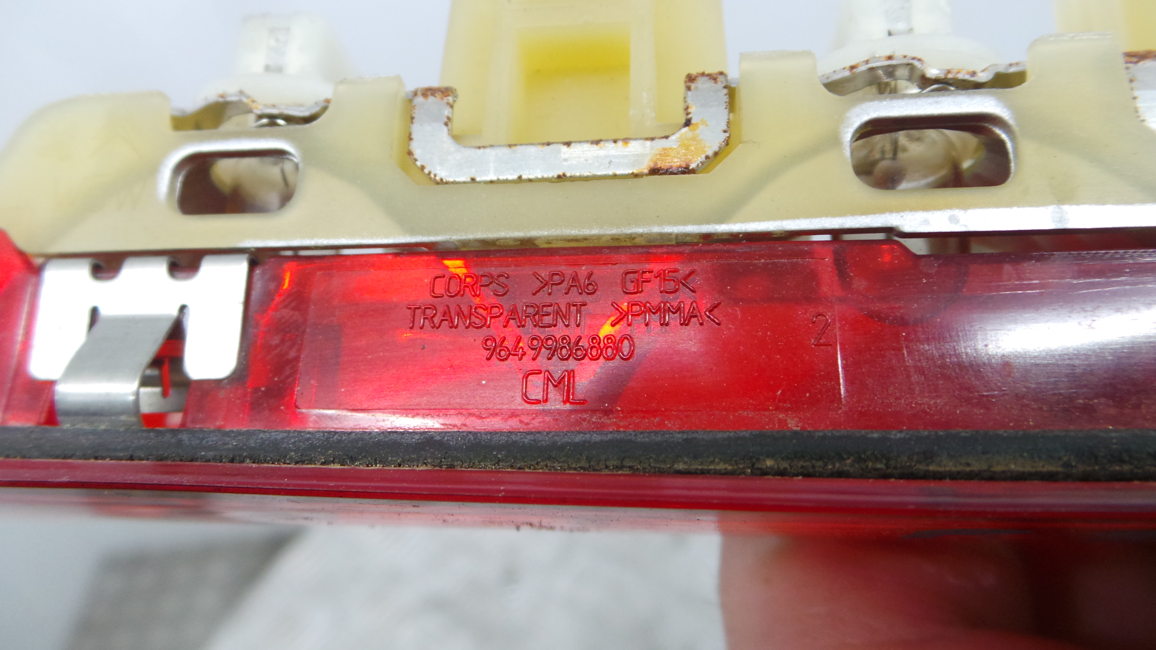 Farolim Stop Central / Luz de Stop Adicional 9649986880 - PEUGEOT 207 (WA_, WC_), 207/207+ (WA_, WC_-36505759