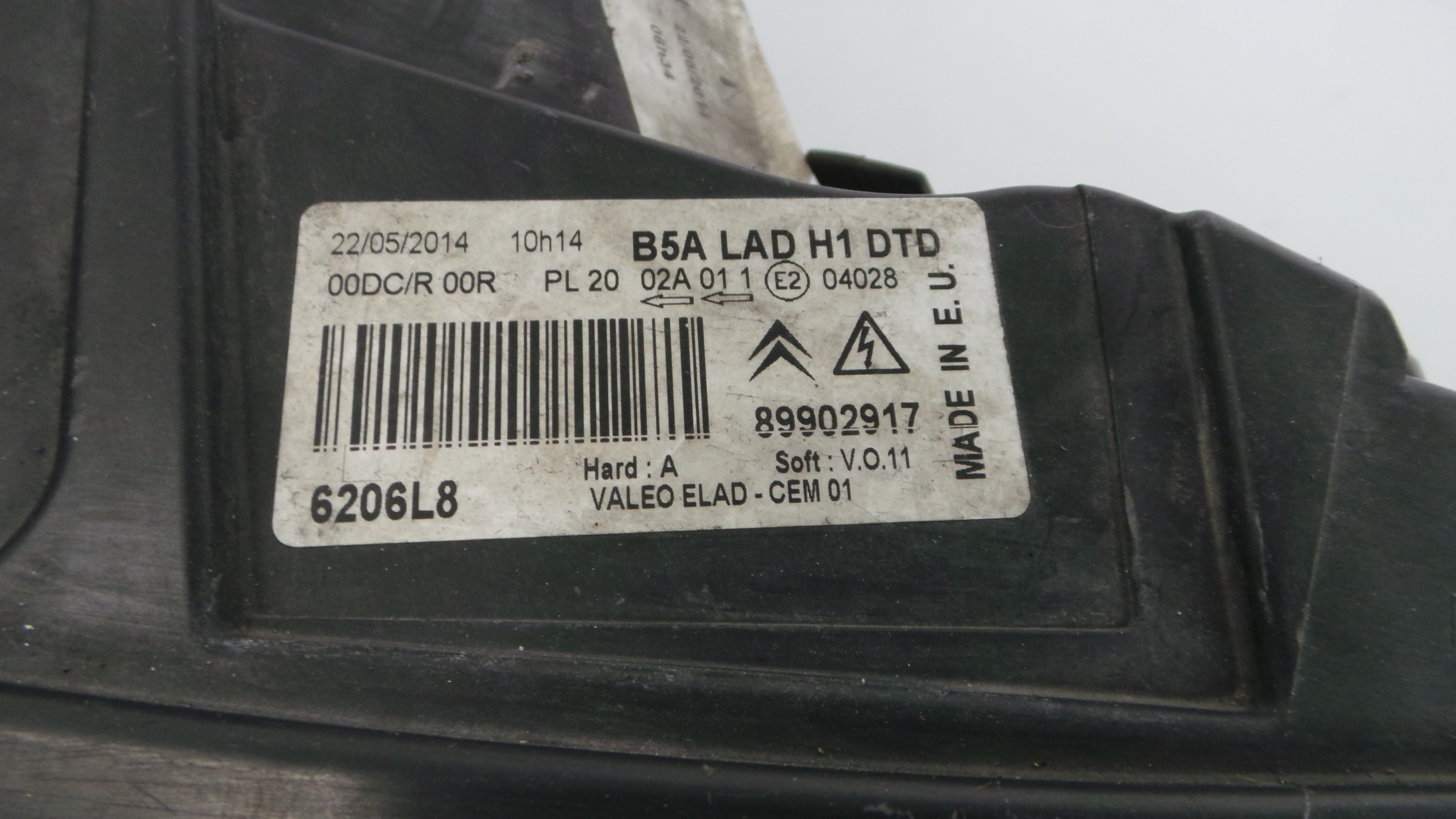 Ótica Dto 6206L8 - CITROËN C4 Coupé (LA_)-36505935