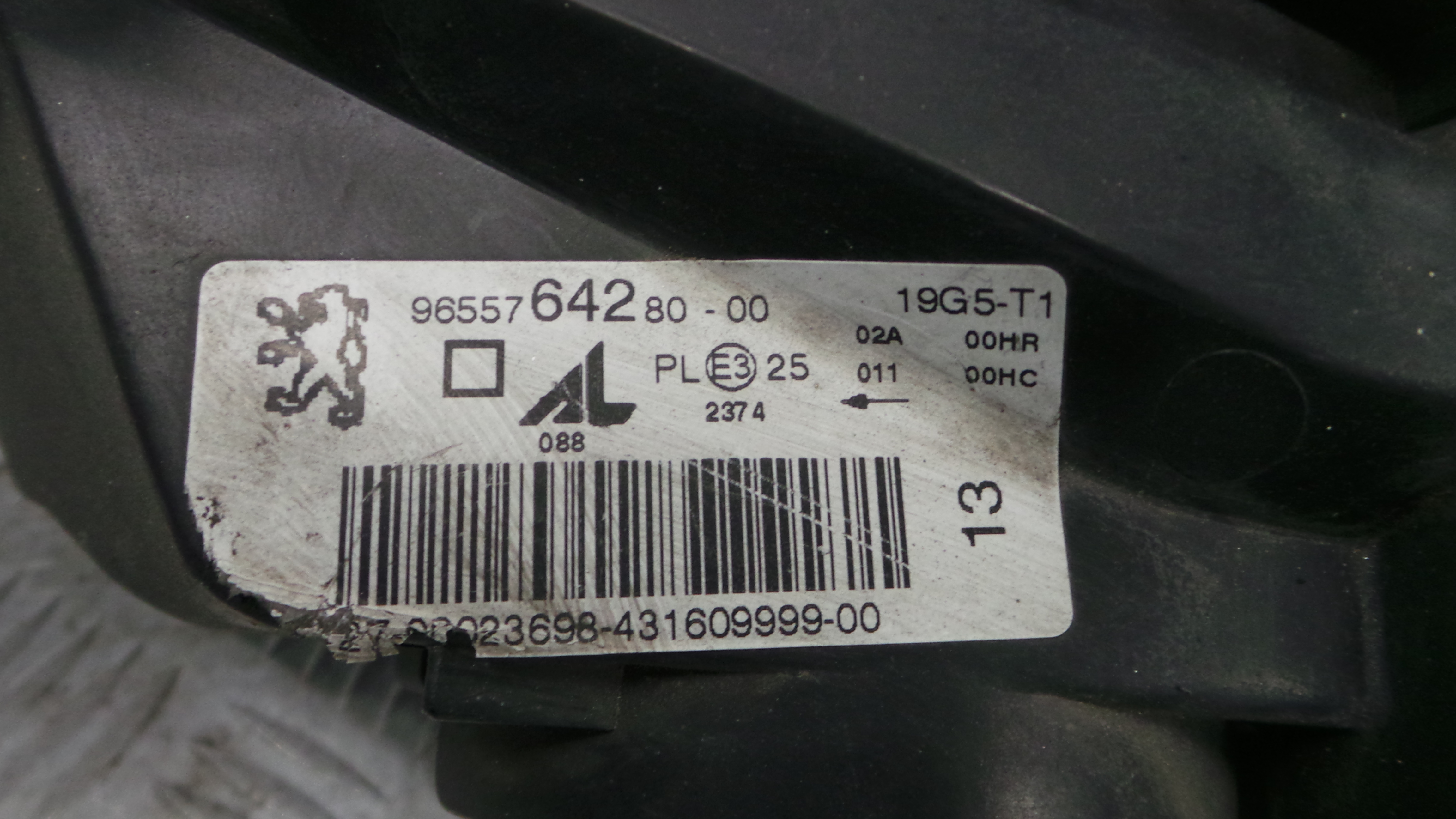 Ótica Dto 9655764280 - PEUGEOT 307 (3A/C)-36505946