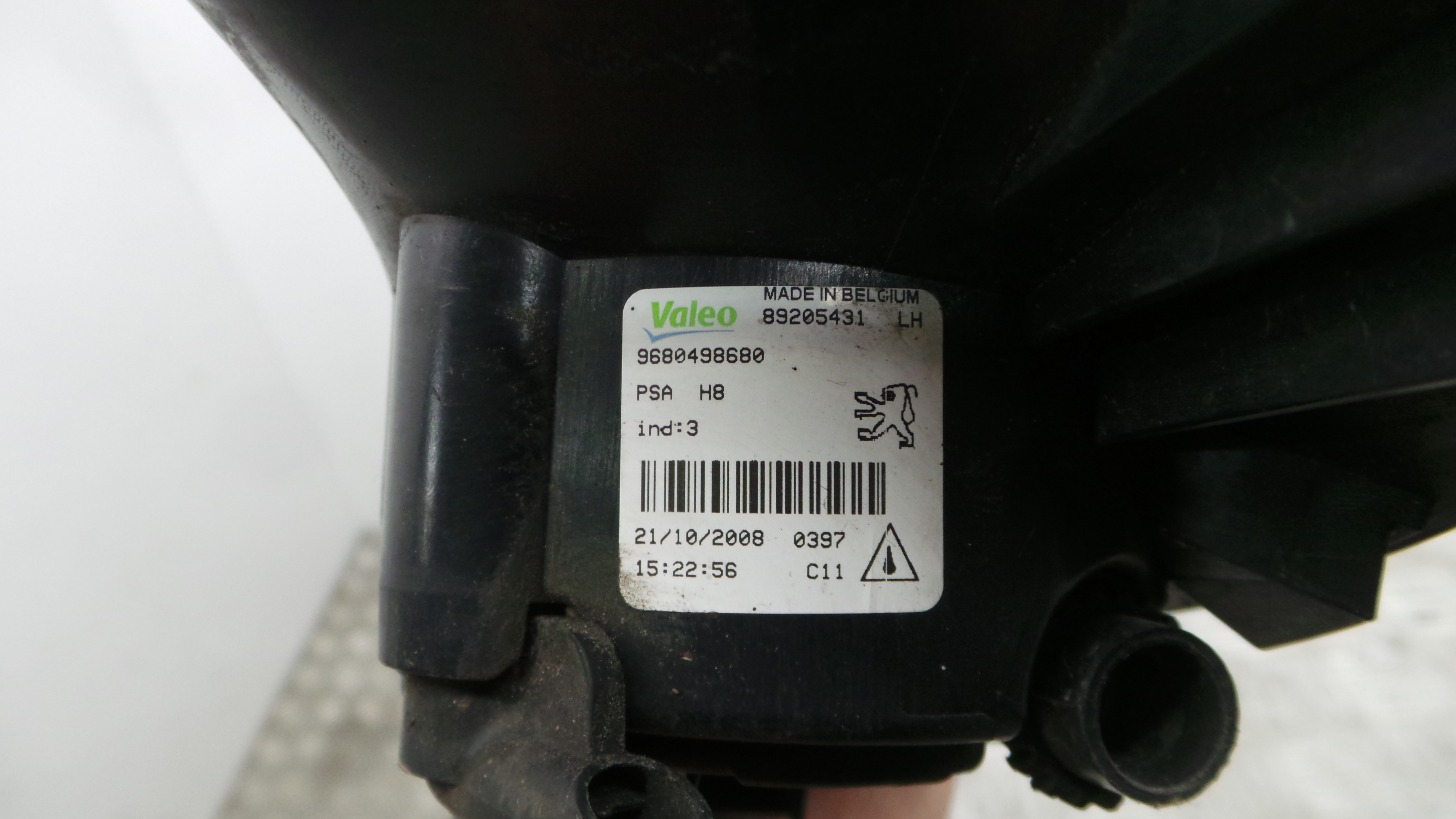 Farol Nevoeiro Esquerdo 9680498680 - PEUGEOT 308 I (4A_, 4C_)-36508942