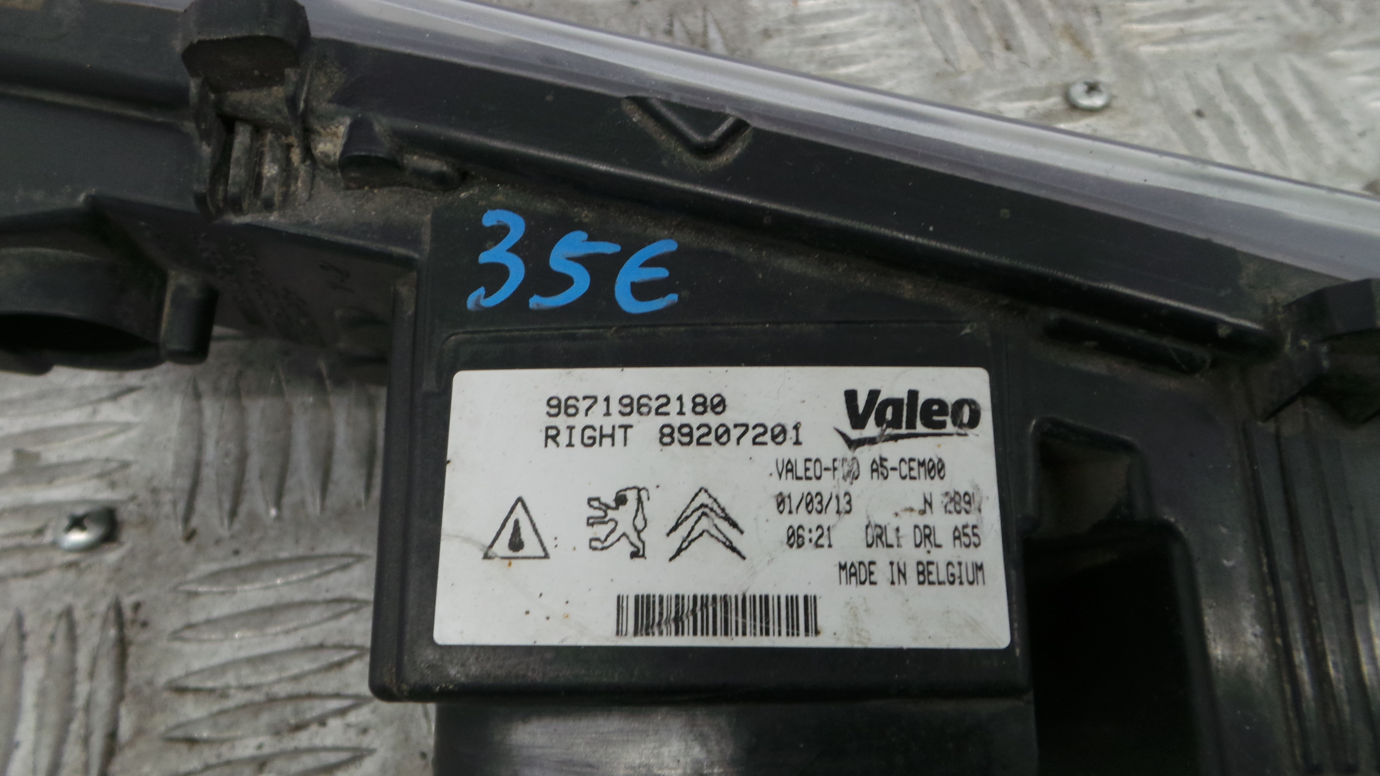 Luz De Circulação Diurna 9671962180 - CITROËN DS3 (SA_)-36508945