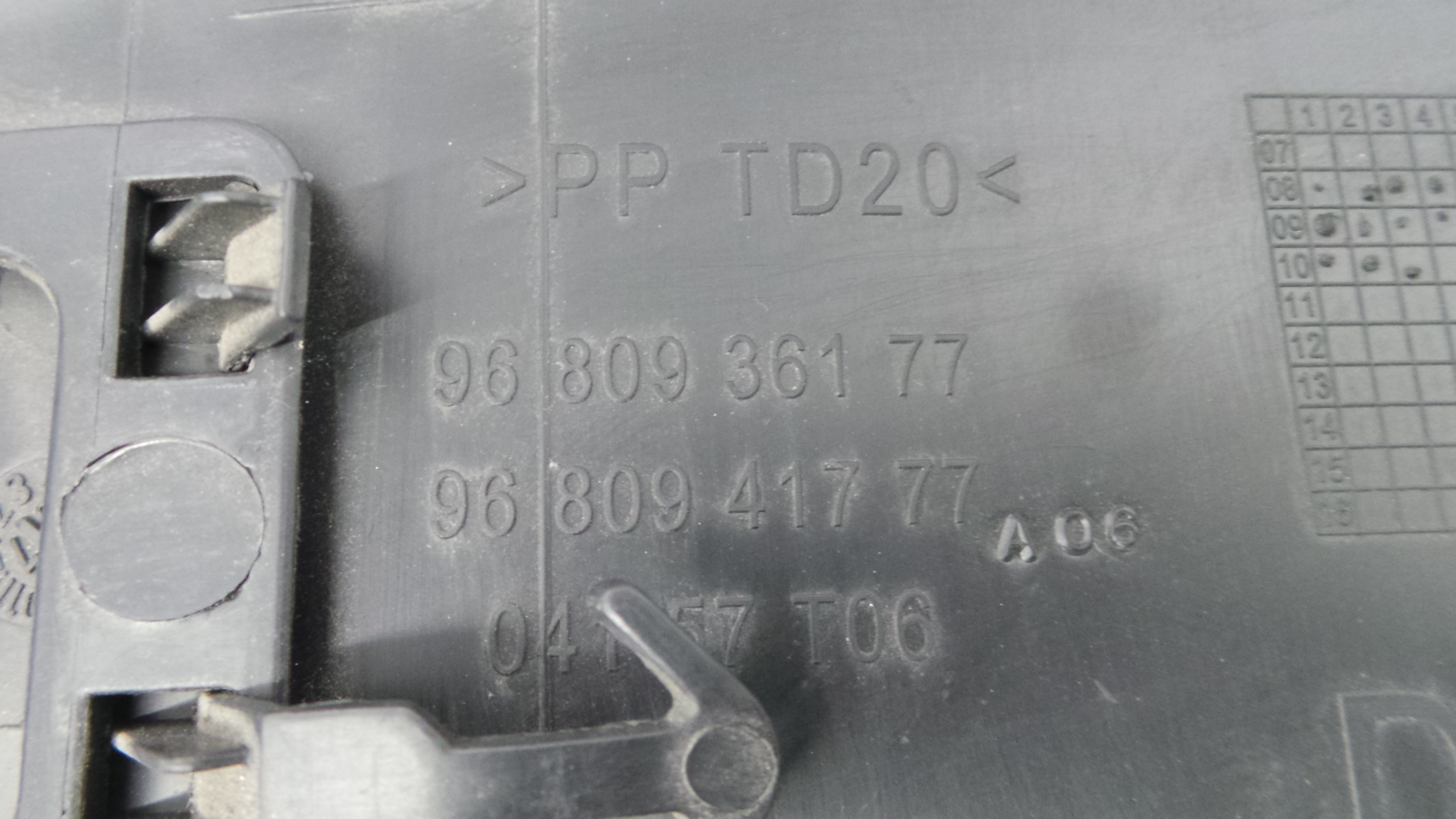 Porta Luvas 9680936177 - PEUGEOT PARTNER Caixa/monovolume (5_, G_), PARTNER Van (5_, G_), RANCH Cai-36509726