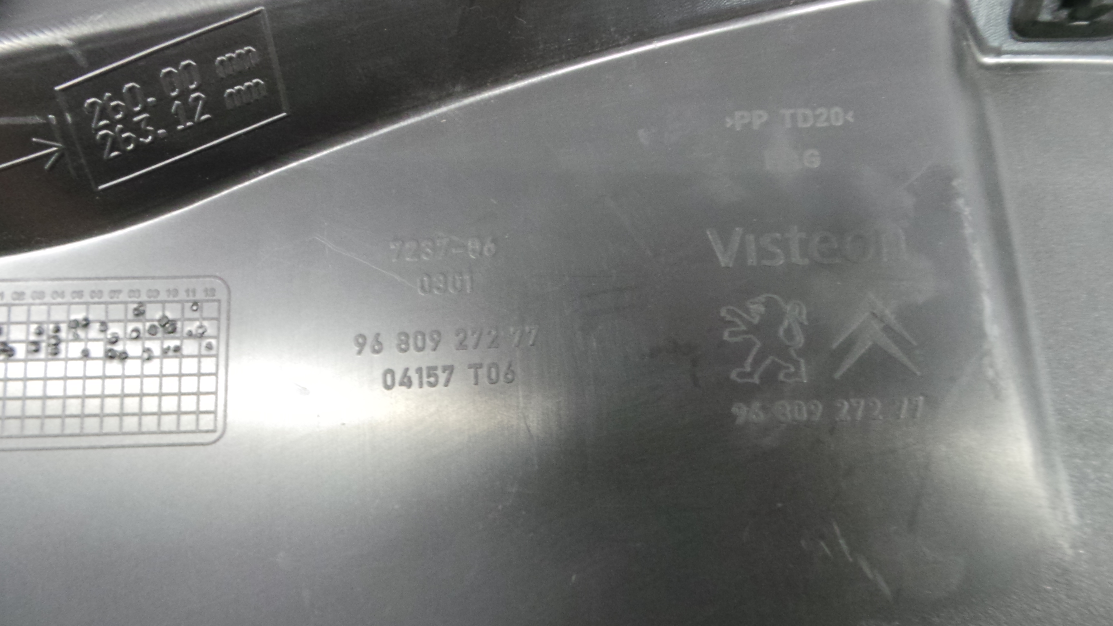 Porta Luvas 9680927277 - CITROËN BERLINGO / BERLINGO FIRST Caixa/monovolume (M_)-36509762