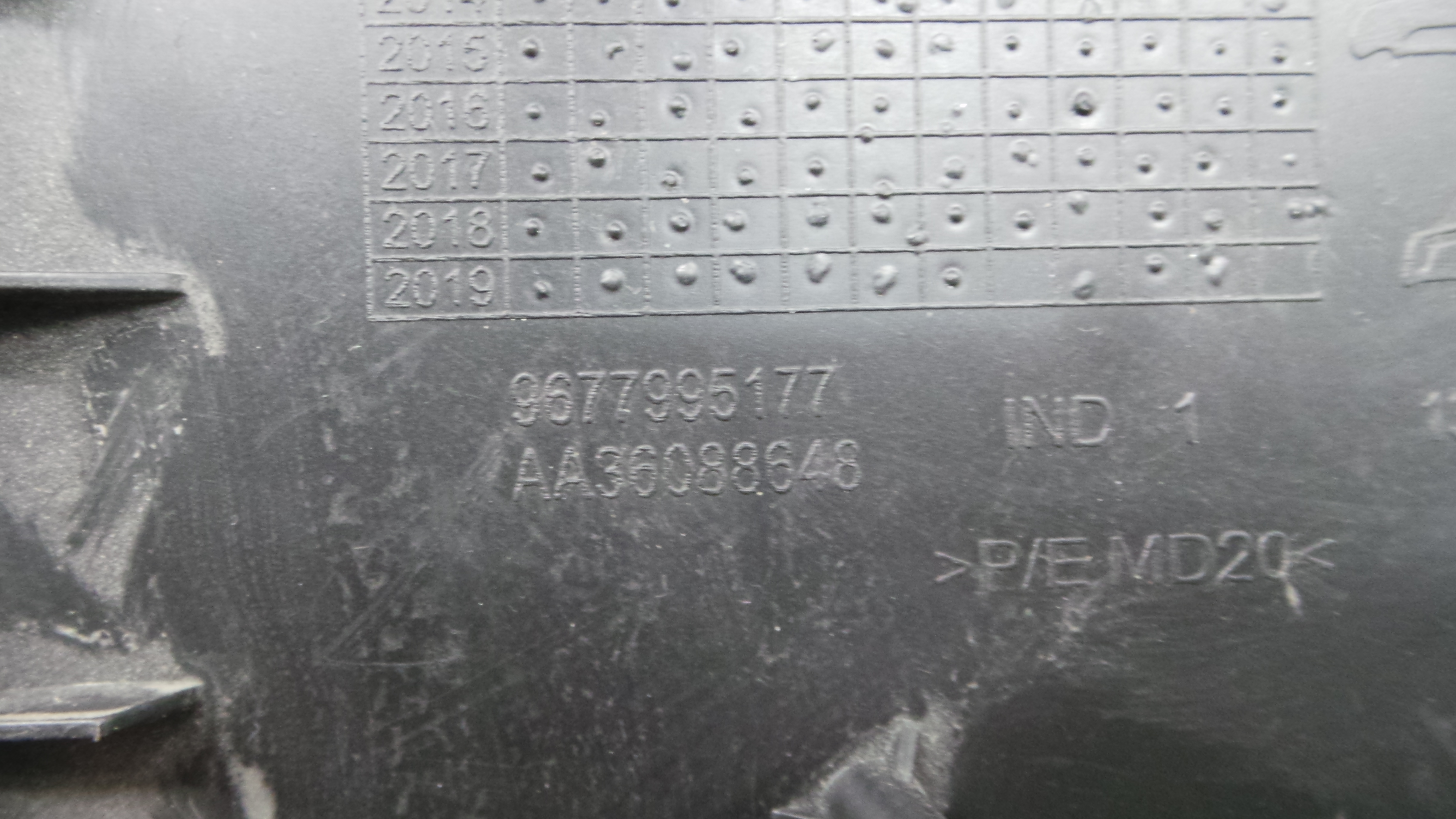 Porta Luvas  9677995177 - PEUGEOT 308 II (LB_, LP_, LW_, LH_, L3_)-36509774