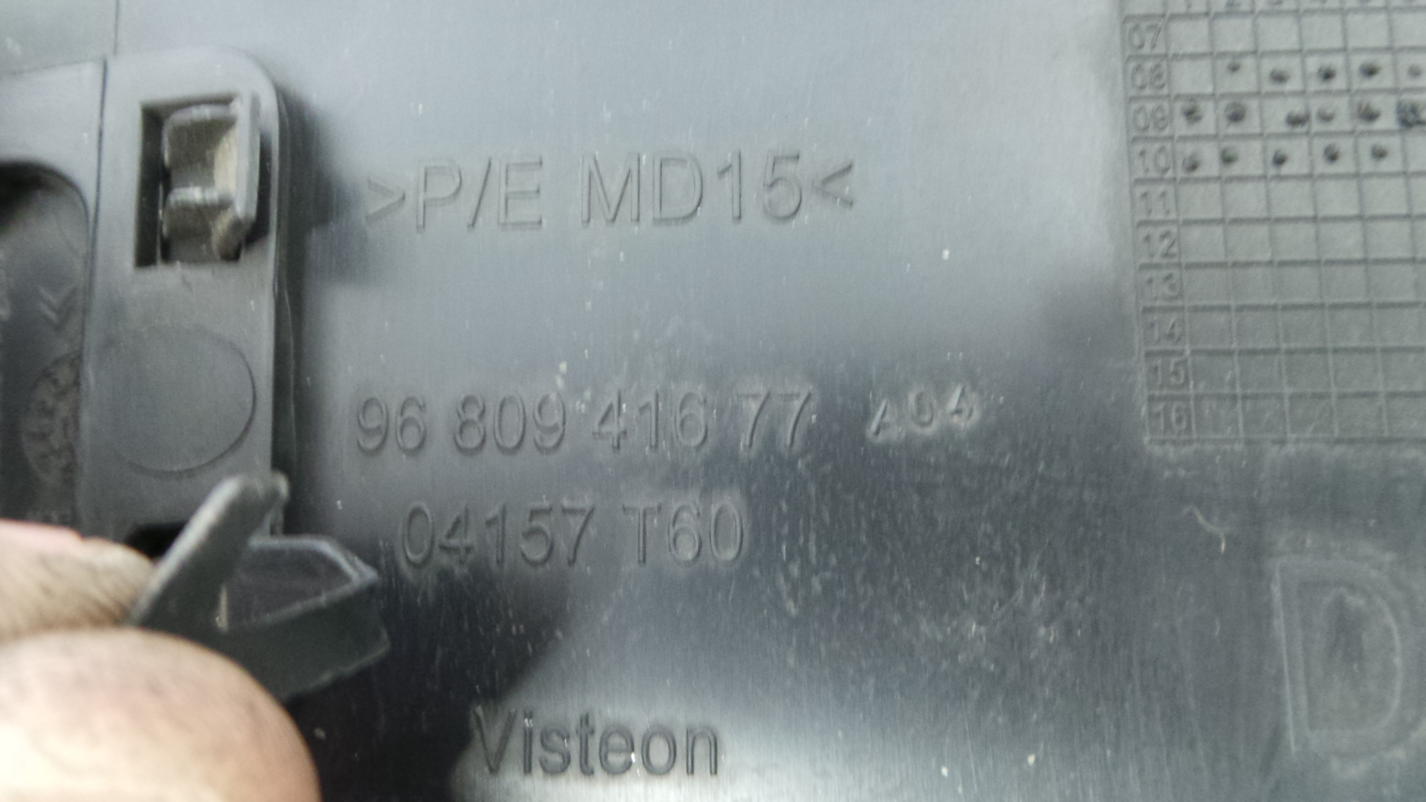 Porta Luvas 9680941677 - PEUGEOT PARTNER Caixa/monovolume (5_, G_), PARTNER Van (5_, G_), RANCH Cai-36509785