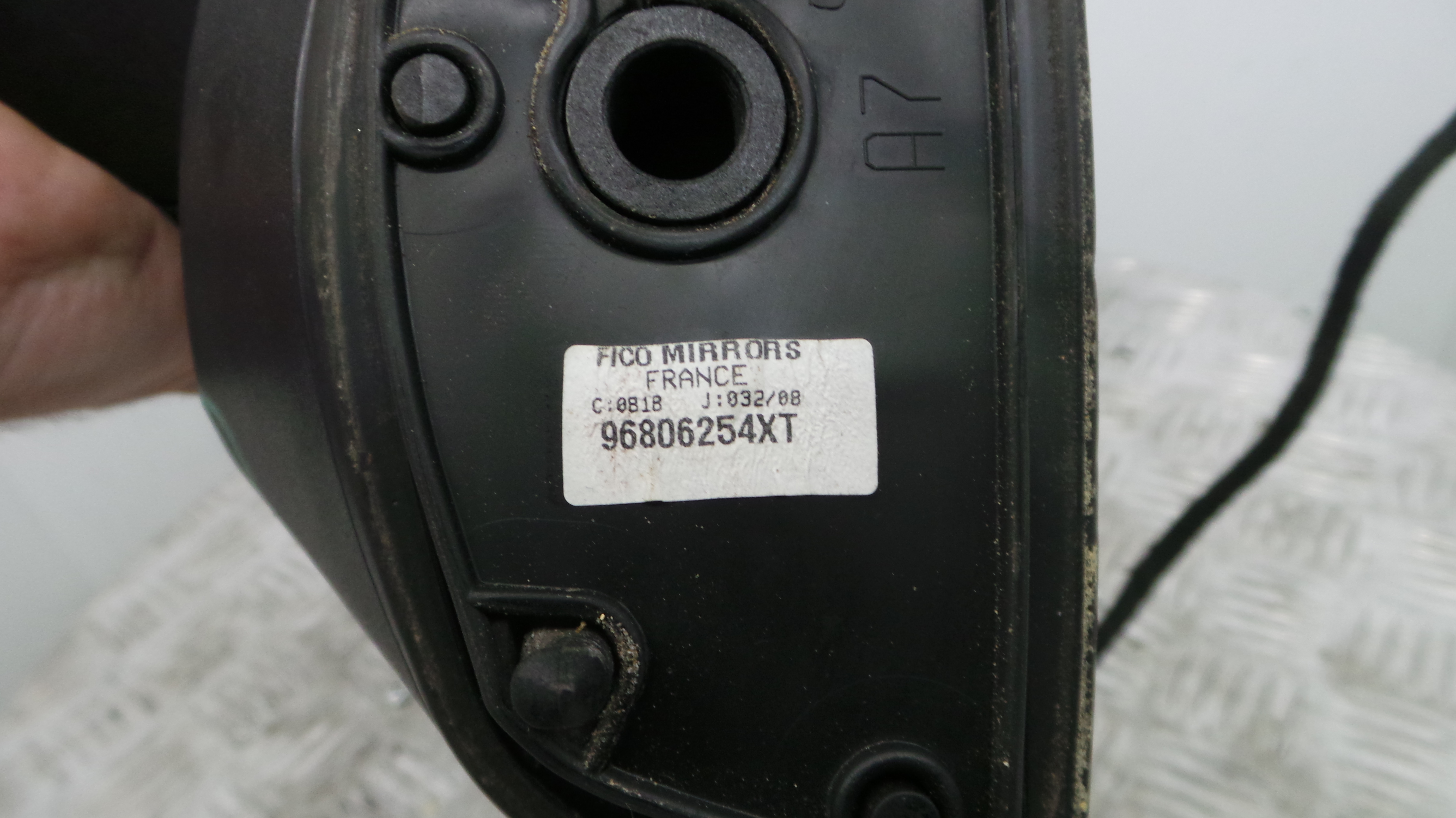 Espelho Retrovisor Dto 96806254XT - PEUGEOT 207 (WA_, WC_), 207/207+ (WA_, WC_)-36509896