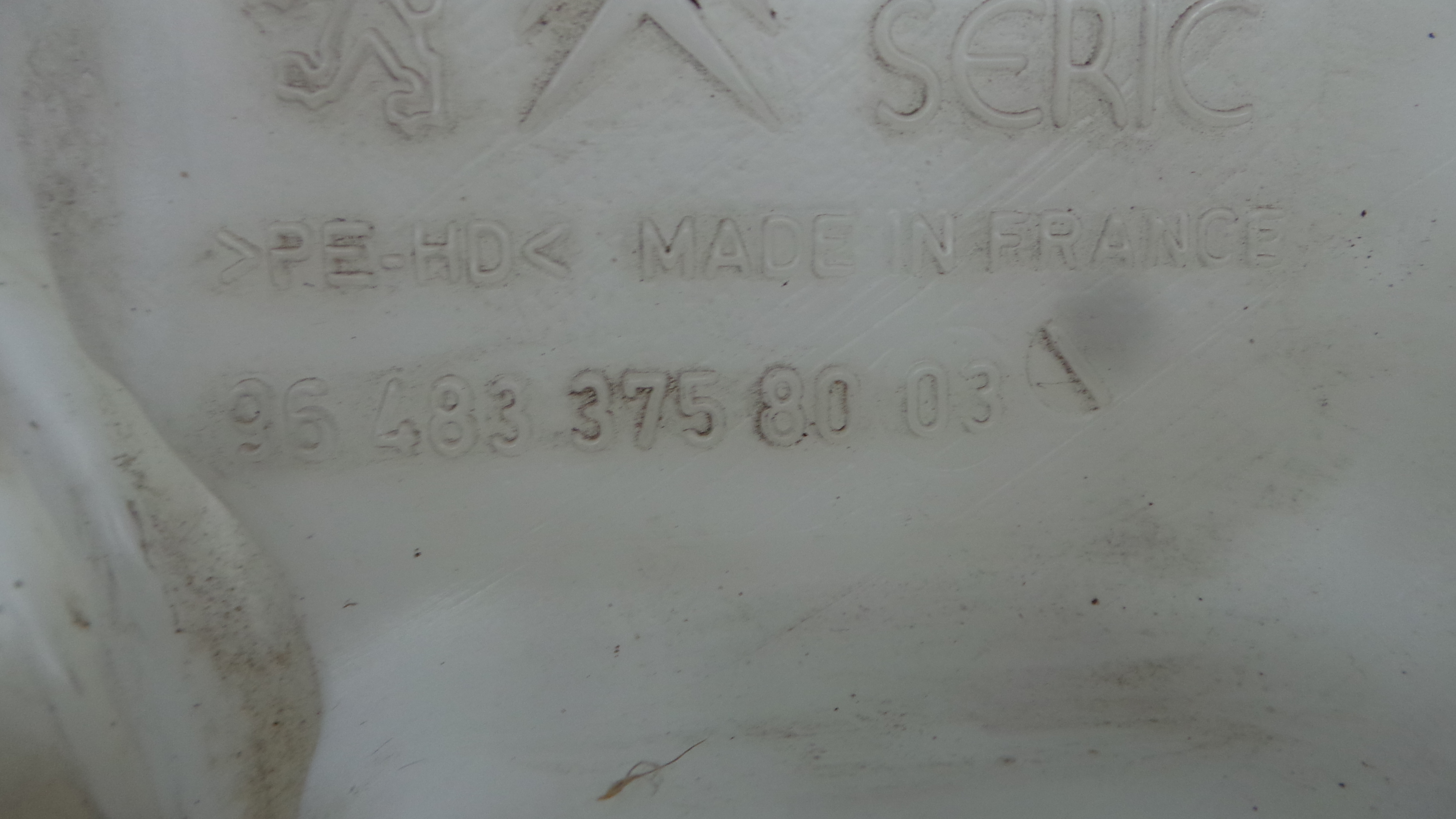 Deposito Reservatório Limpa Vidros Para Brisas 964833758003 - PEUGEOT 207 SW (WK_)-36526151