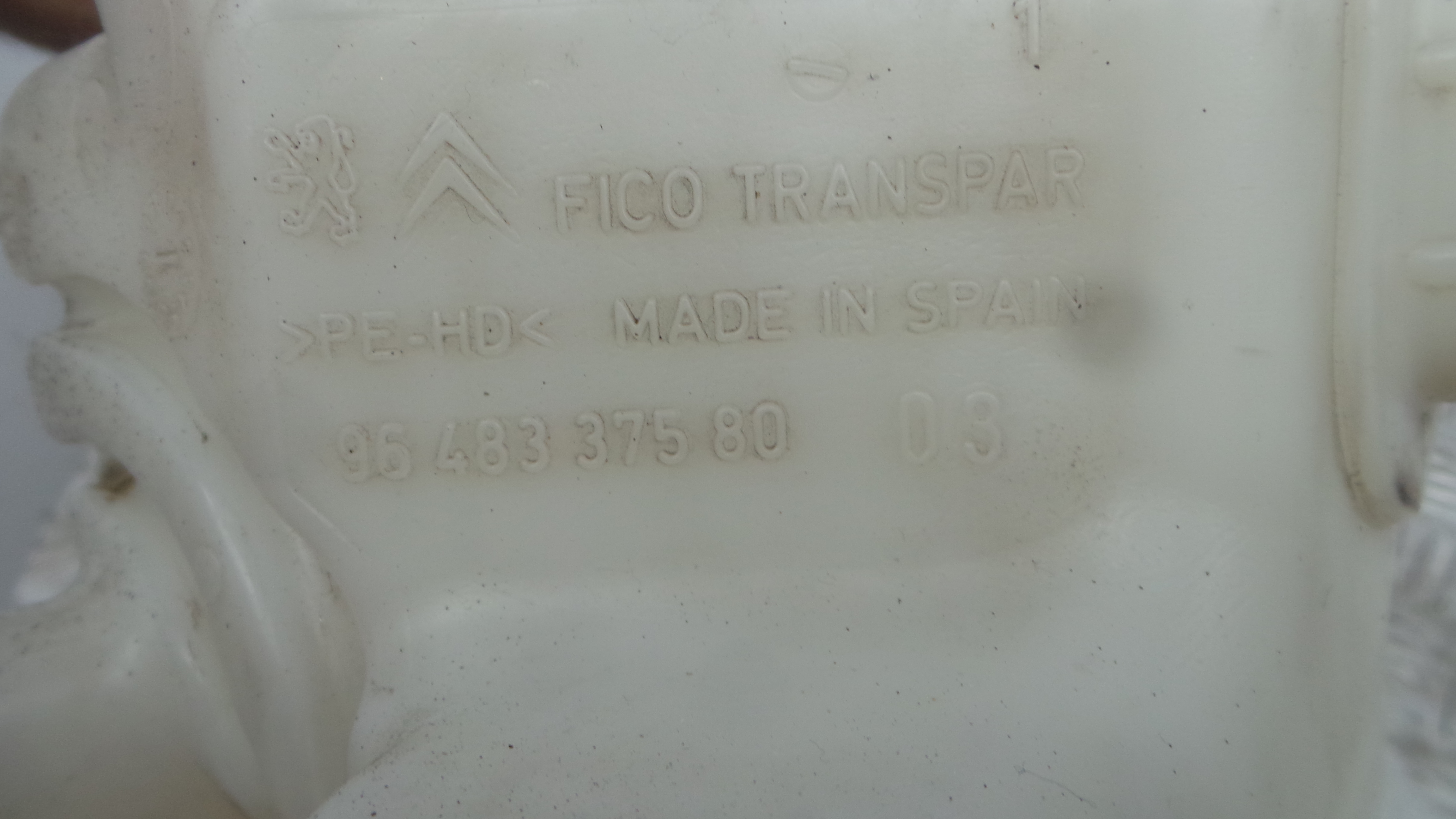 Deposito Reservatório Limpa Vidros Para Brisas 964833758003 - PEUGEOT 207 (WA_, WC_), 207/207+ (WA_-36526422