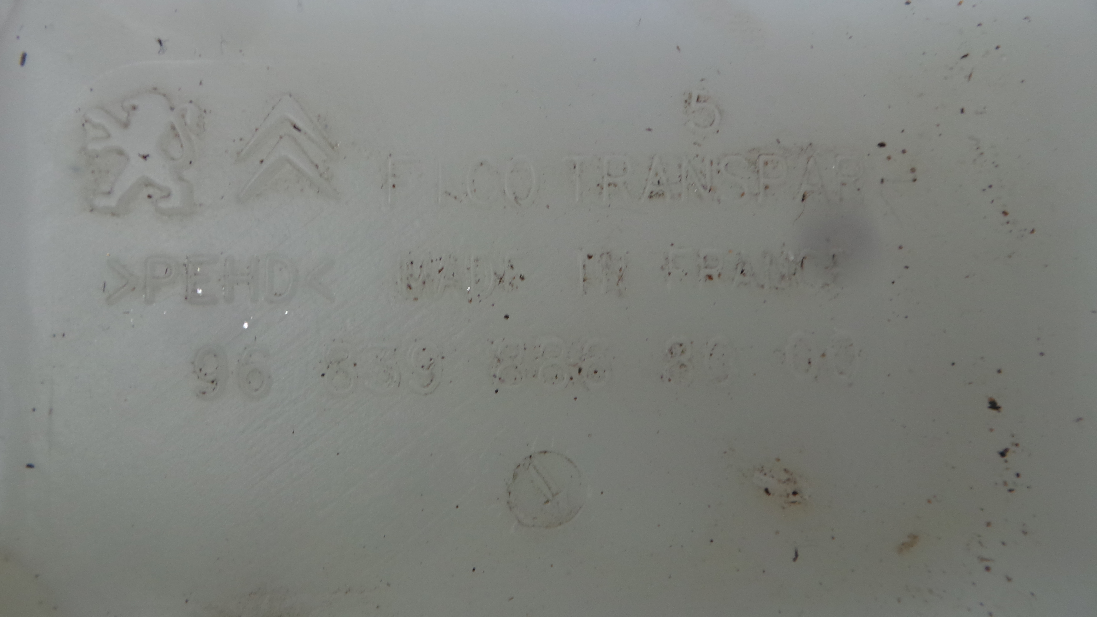 Deposito Reservatório Limpa Vidros Para Brisas 968398868000 - CITROËN C3 II (SC_)-36526439