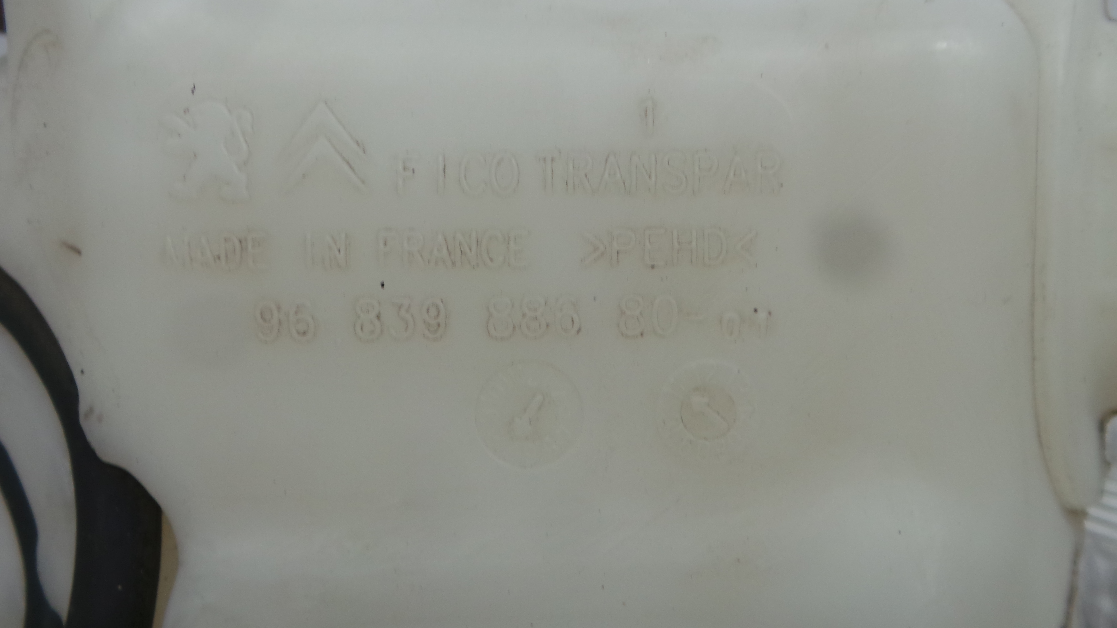 Deposito Reservatório Limpa Vidros Para Brisas 968398868001 - CITROËN C3 II (SC_)-36526476