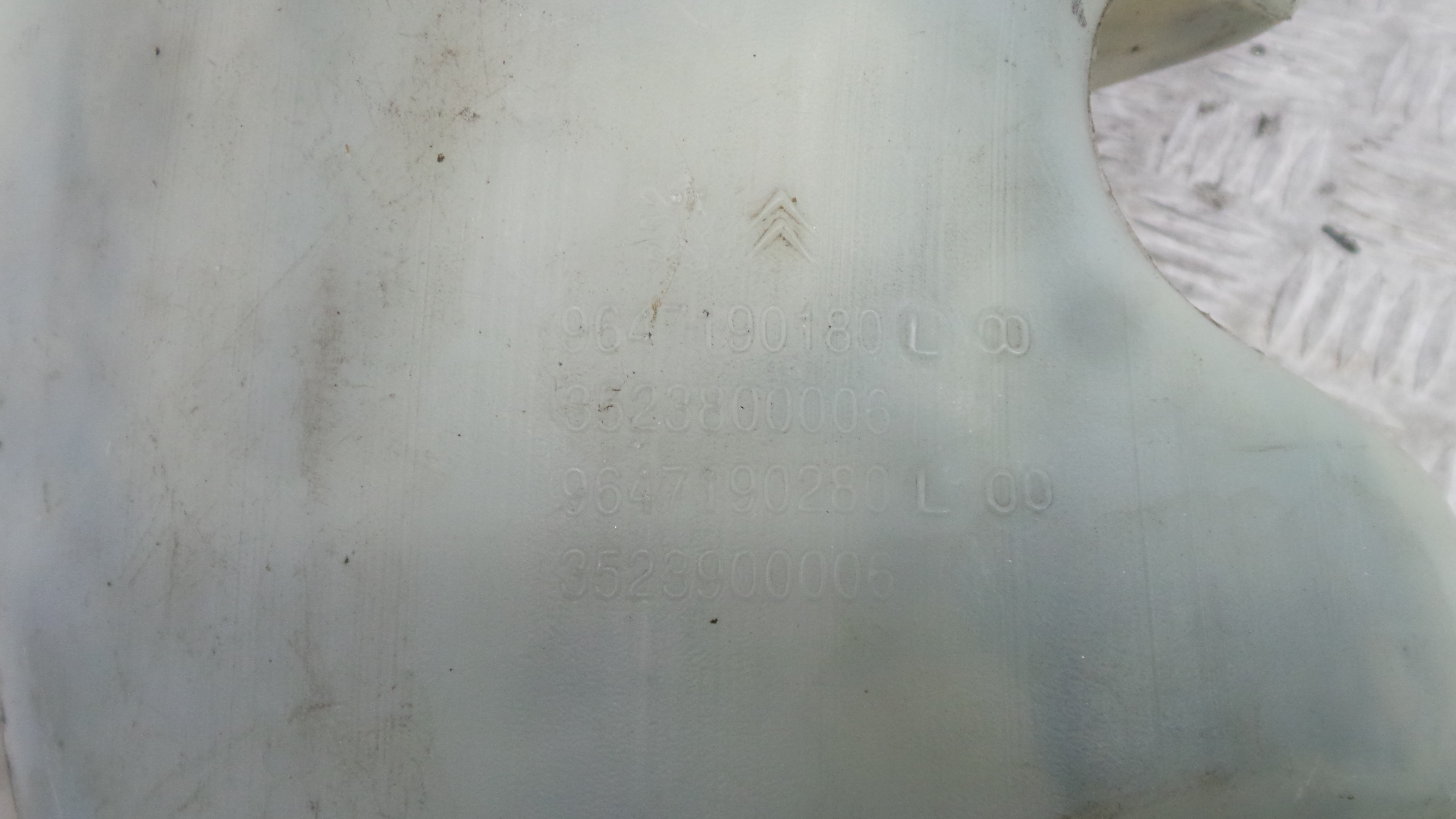 Deposito Reservatório Limpa Vidros Para Brisas 9647190180 - CITROËN XSARA PICASSO (N68)-36526498